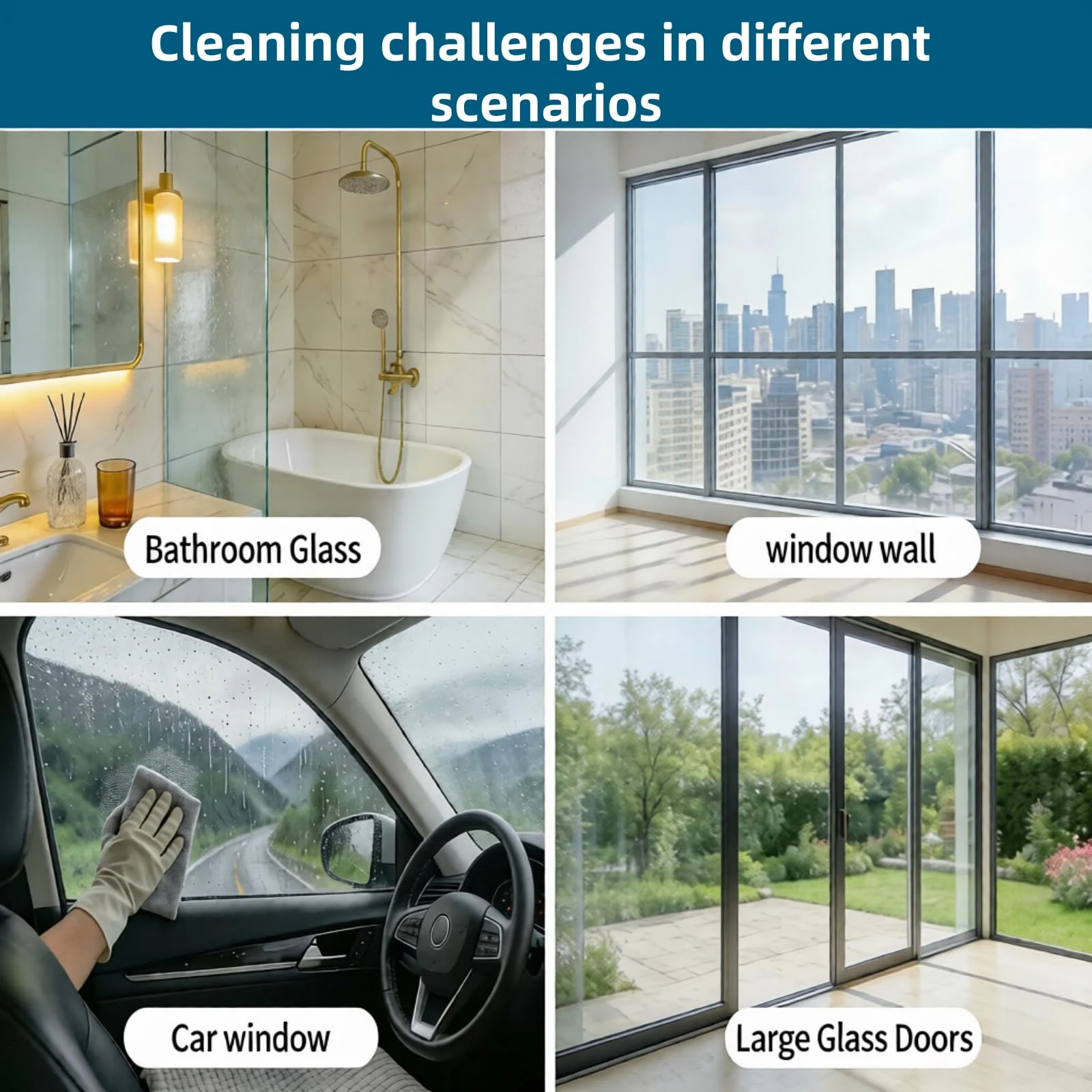 440934 1L Window Cleaner, Cleaning Solution Compatible with ECOVACS Winbot W2 PRO Omni/W2 Omni/W2 PRO/W1 PRO/WINBOT MINI,Glass Cleaner Liquid,Window Cleaning Robot.(1 Bottles) - Image 6