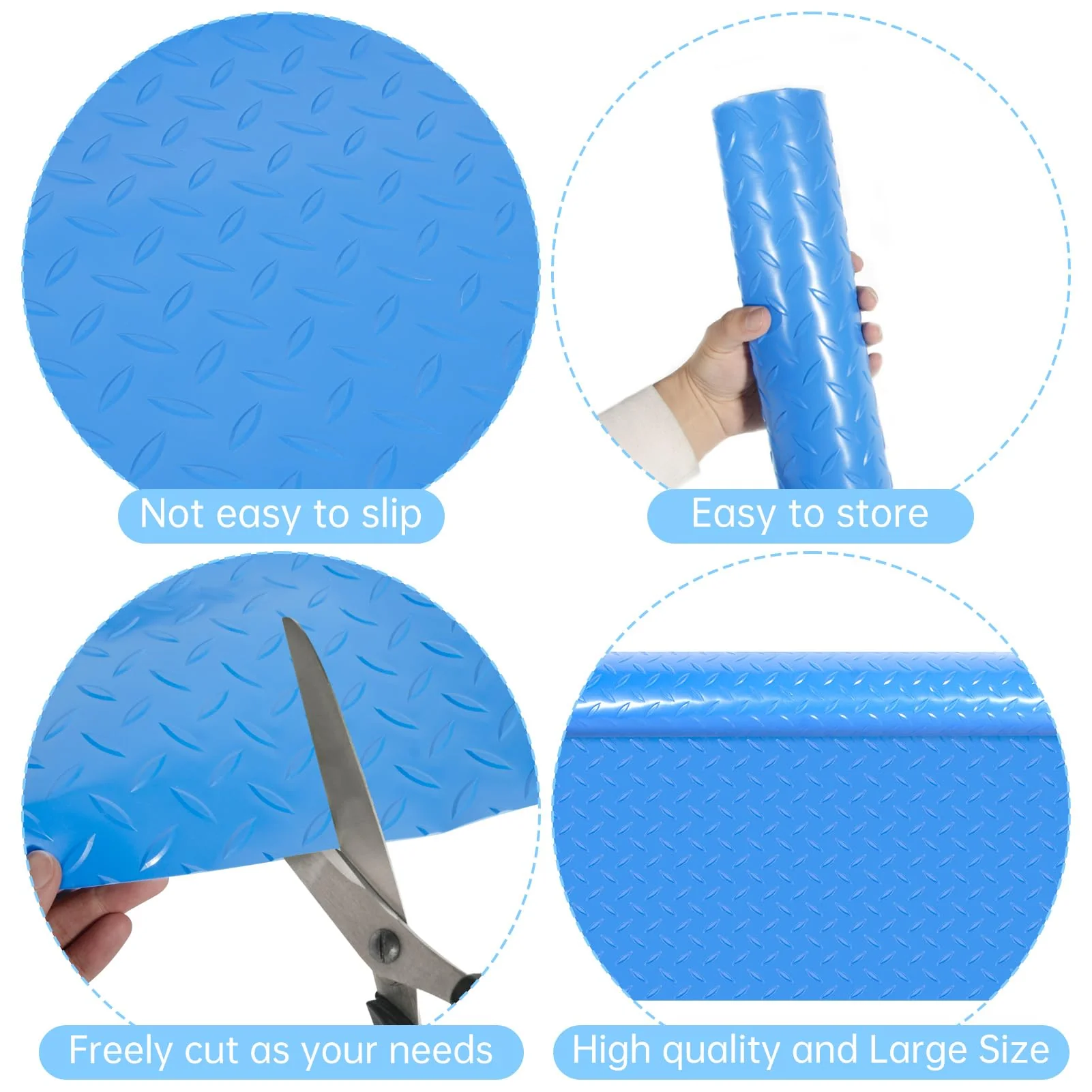 45x60 inches Swimming Pool Ladder Mat Protective Swimming Pool Step Pad for Above Ground Swimming Pool Ladder Pad Vinyl Non-Slip Pool Liner - Image 6