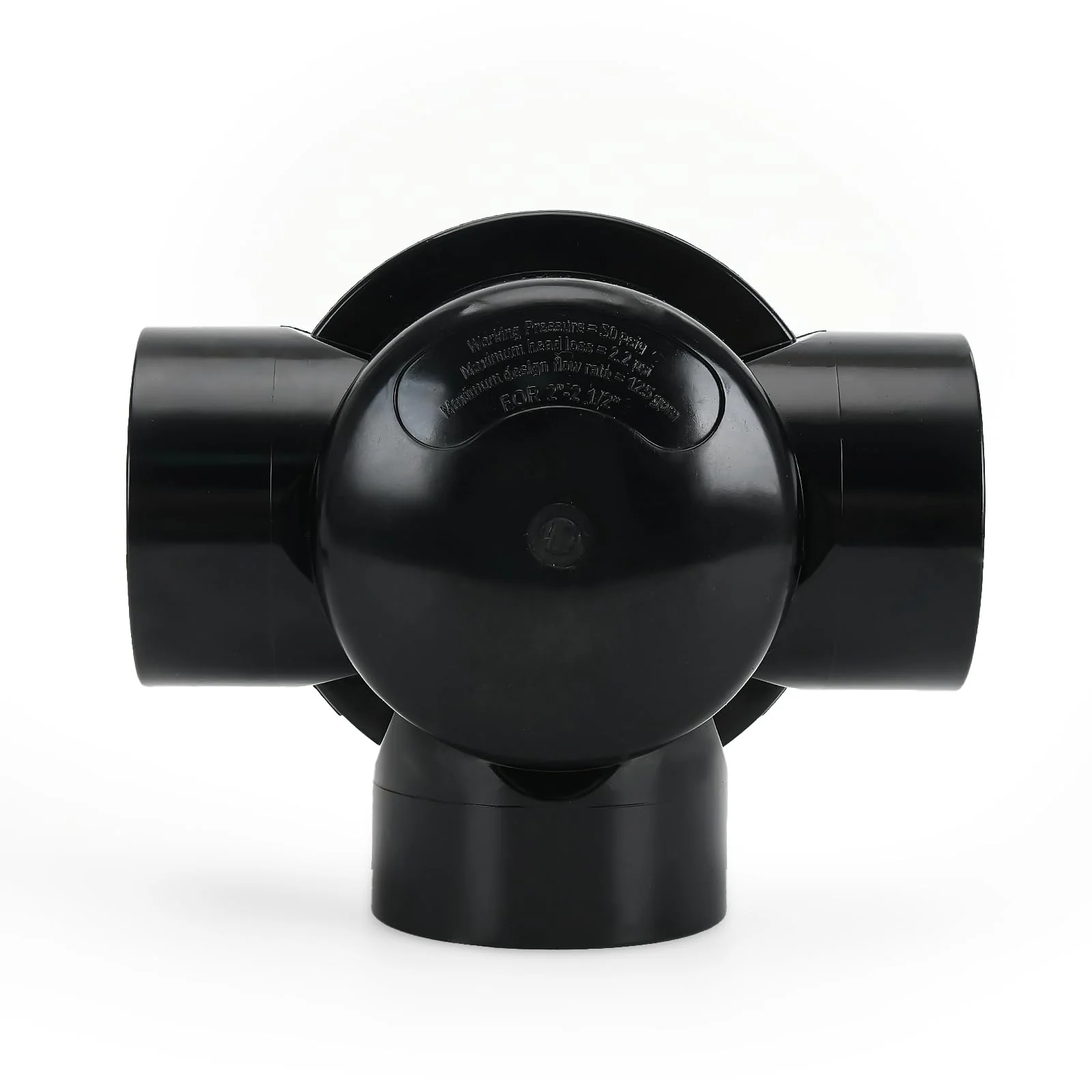 4717 3 Port 2 to 2-1/2-Inch Positive Seal NeverLube Valve Compatible with Jandy, 3 Way Diverter Valve Suitable for Ground Pool, Tub & Spa System - Image 2
