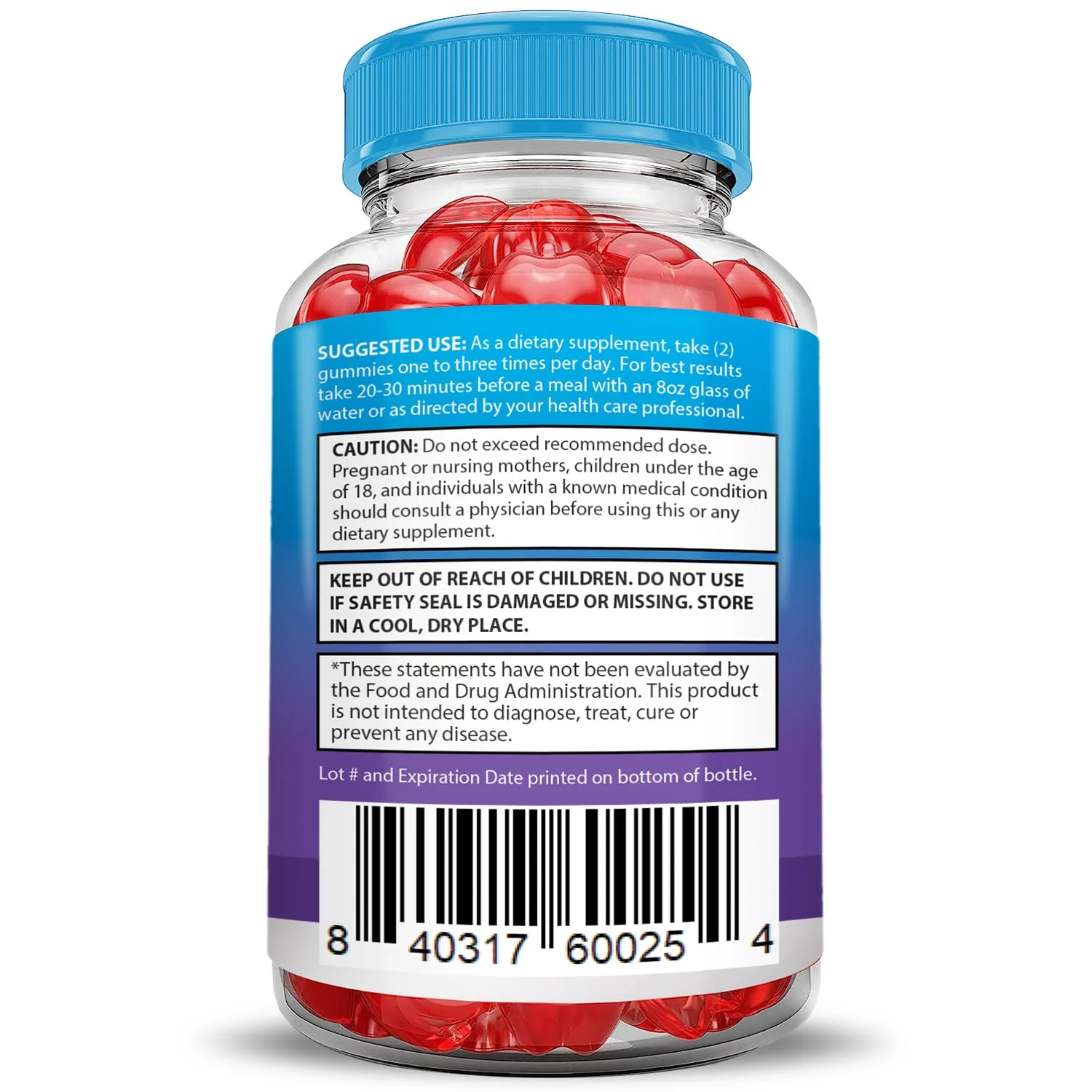 (5 Pack) Apple Cider Vinegar Gummies 1000MG Keto Blast Keto ACV Gummies Advanced Formula Formulated with Pomegranate Beet Juice Powder B12 Vegan Non GMO 300 Gummys - Image 6