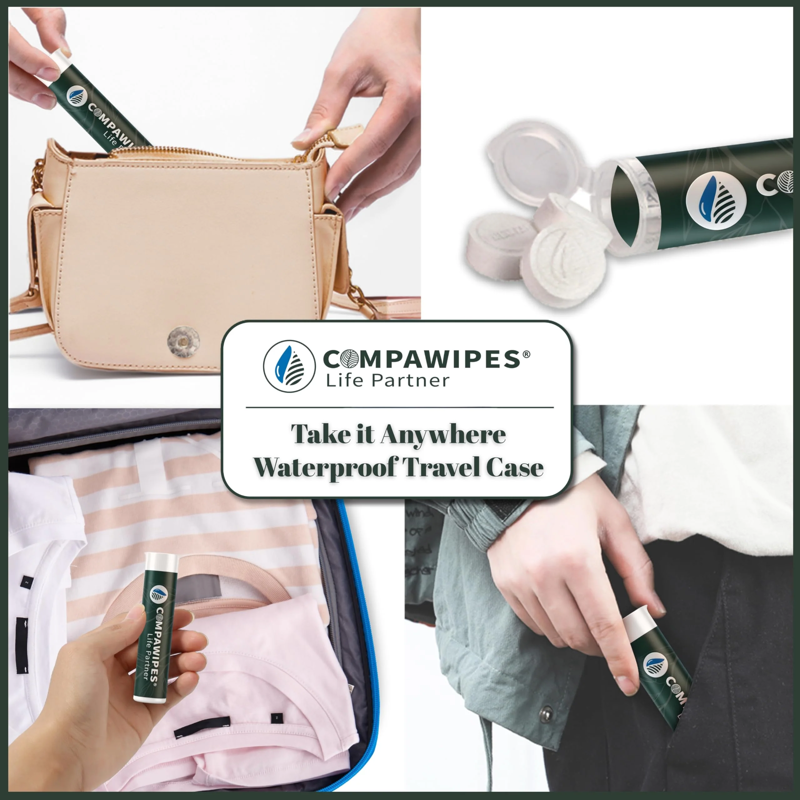 500 PCS Compressed Towel Tablets - Travel Disposable Towels, Compressed Hiking Toilet Paper, Wilderness Wipes, Compact Toilet Paper, Disposable Compressed Face Towel for Camping, Backpacking & Beauty - Image 3
