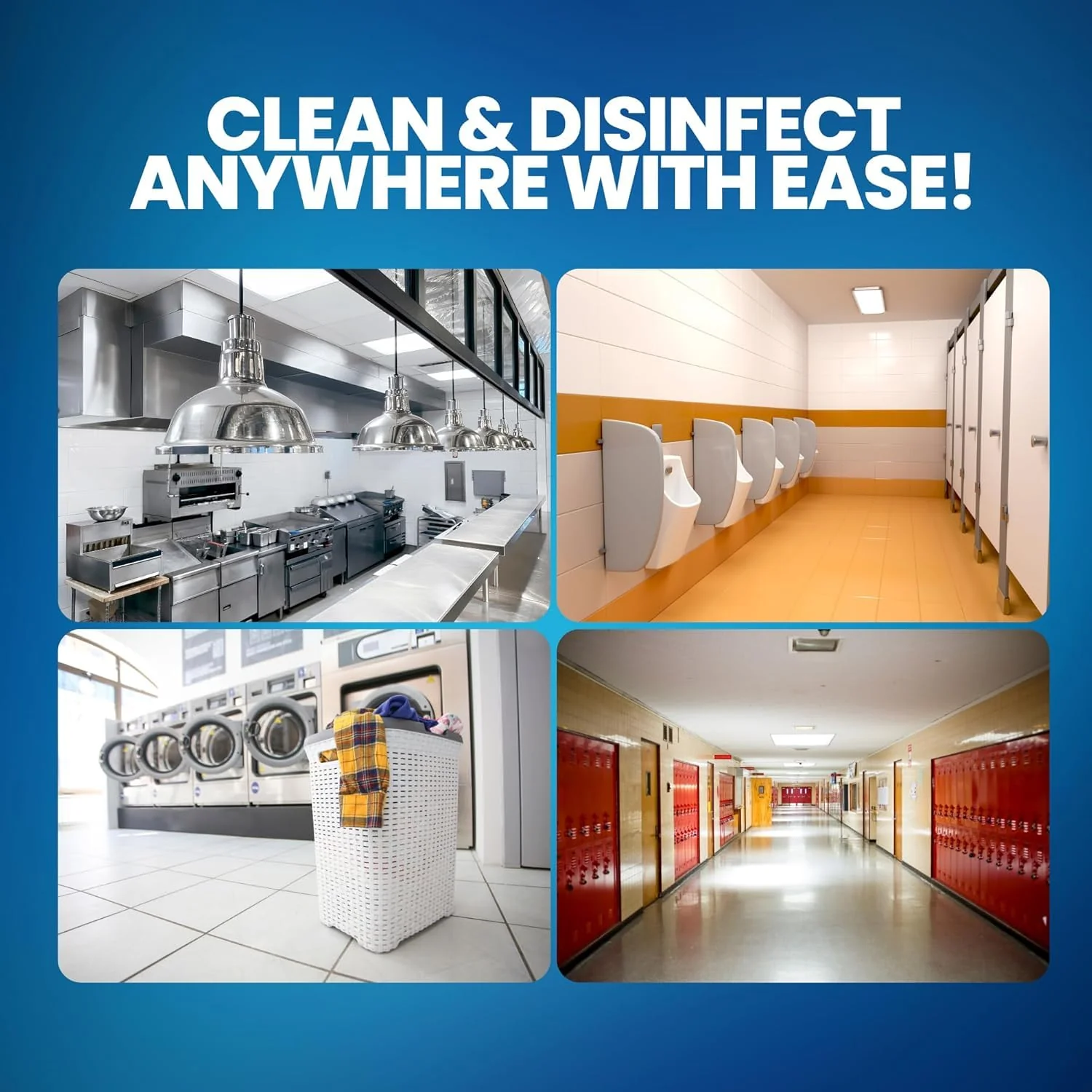 (6 Gallons) - Liquid Chlorine Bleach, for Laundry, Household and Commercial Cleaning, 1 Gallon Jugs - Image 2