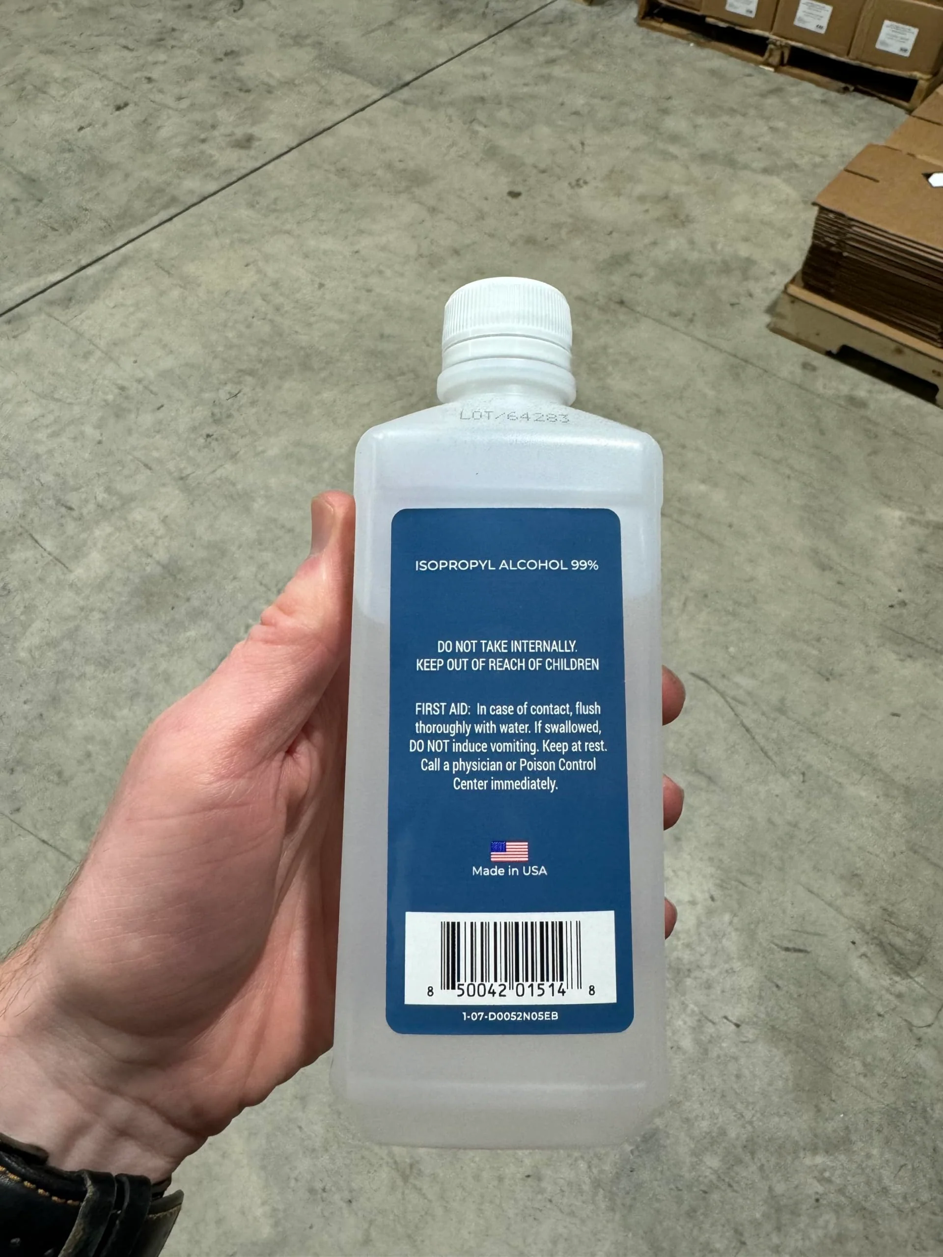 99% Isopropyl Alcohol 16 oz. Bottle, General Purpose Cleaner for Glass and PCB, Technical Grade, Alcohol for Nails (2) - Image 3