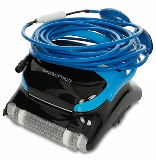 9995862-60ft Blue Cable Only Compatible with Dolphin Pool Robot Nautilus CC Plus [Non WiFi], M200, 9995862, Includes 2 Big Floats and Swivel for Tangle-Free Operation [2 Prongs] Updated Version - Image 3
