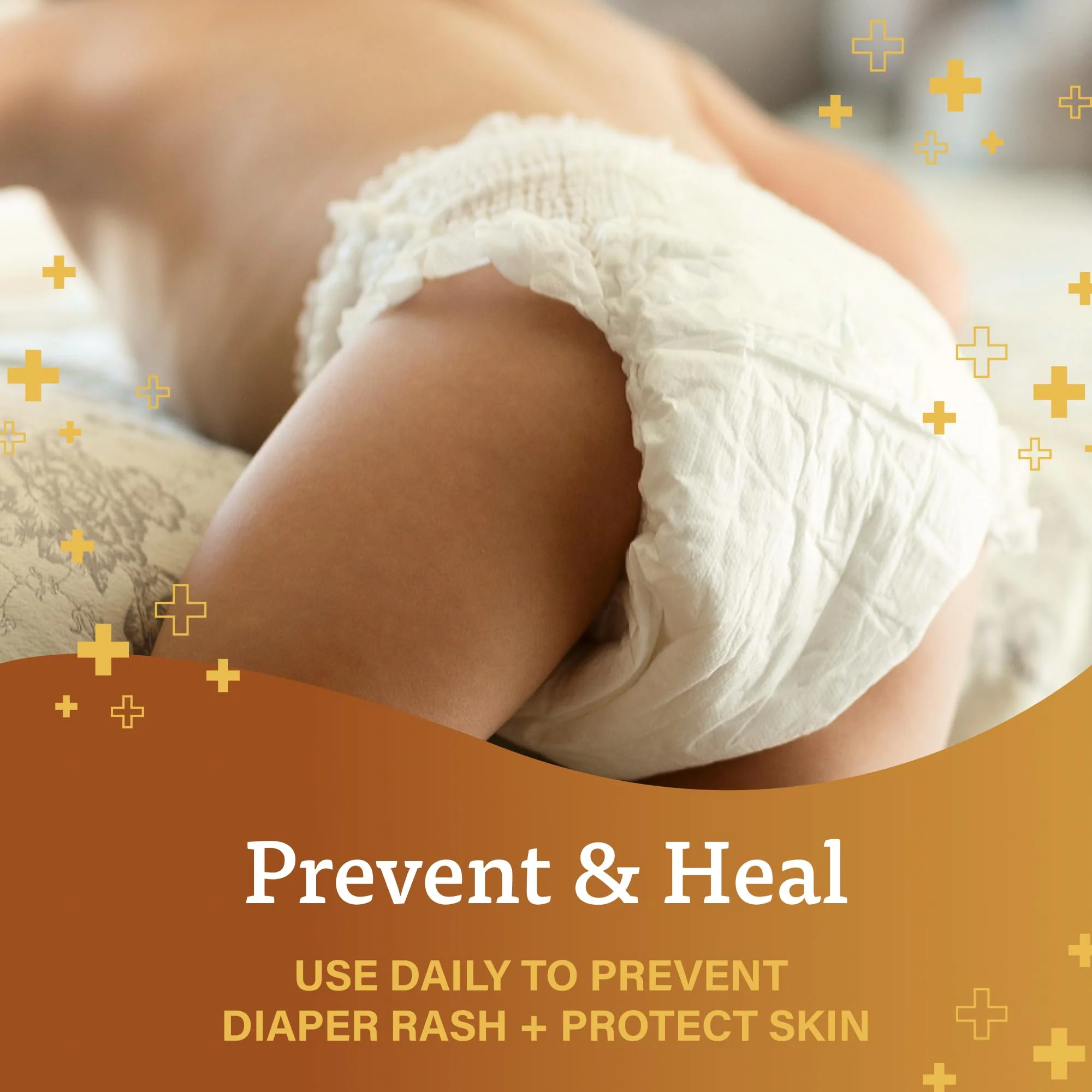 A+D Original Diaper Rash Ointment Prevents & Treats Diaper Rash, Moisturizing Skin Protectant with Vitamins A & D, Healing Skin Ointment for Dry and Cracked Skin 16 oz - Image 3