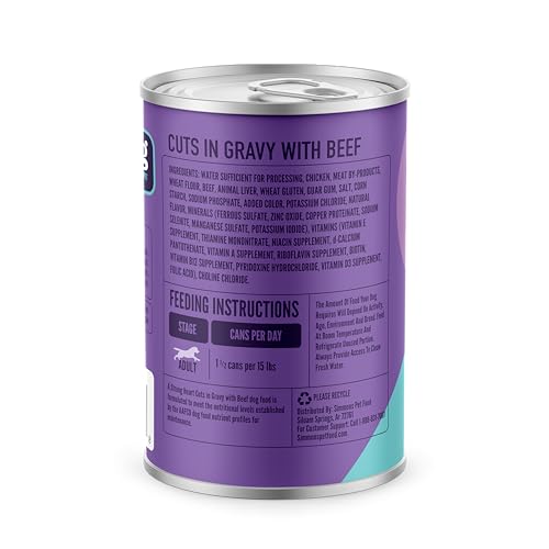 A Strong Heart Wet Dog Food, Cuts in Gravy with Beef - 13.2 oz Cans (Pack of 12), Made in The USA with Real Beef - Image 9