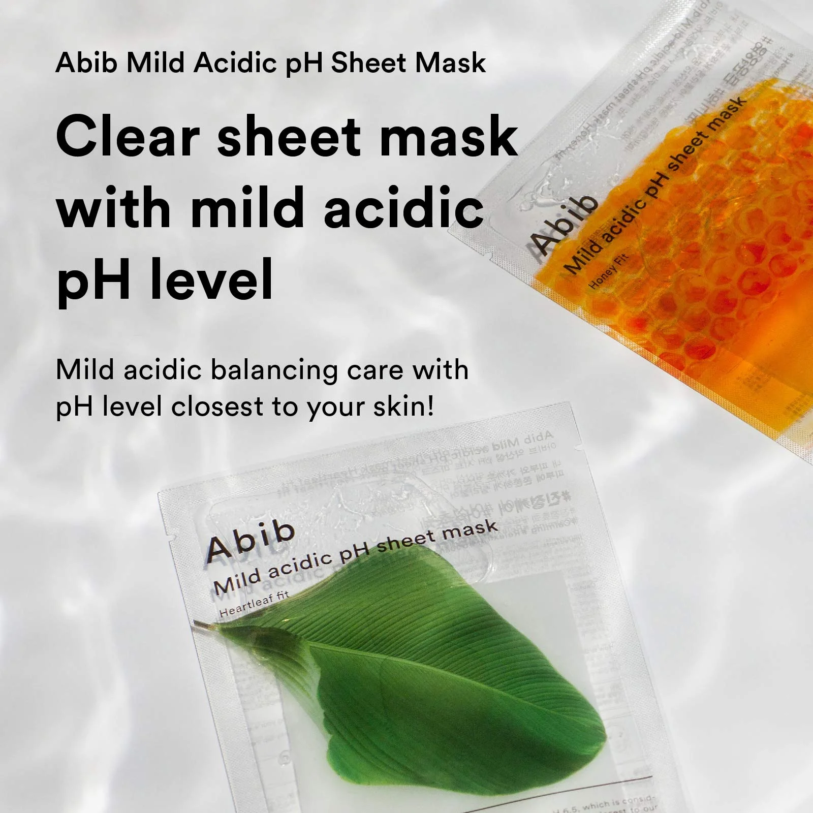 Abib Mild acidic pH sheet mask Heartleaf Fit 30ml (10pcs) - Image 9