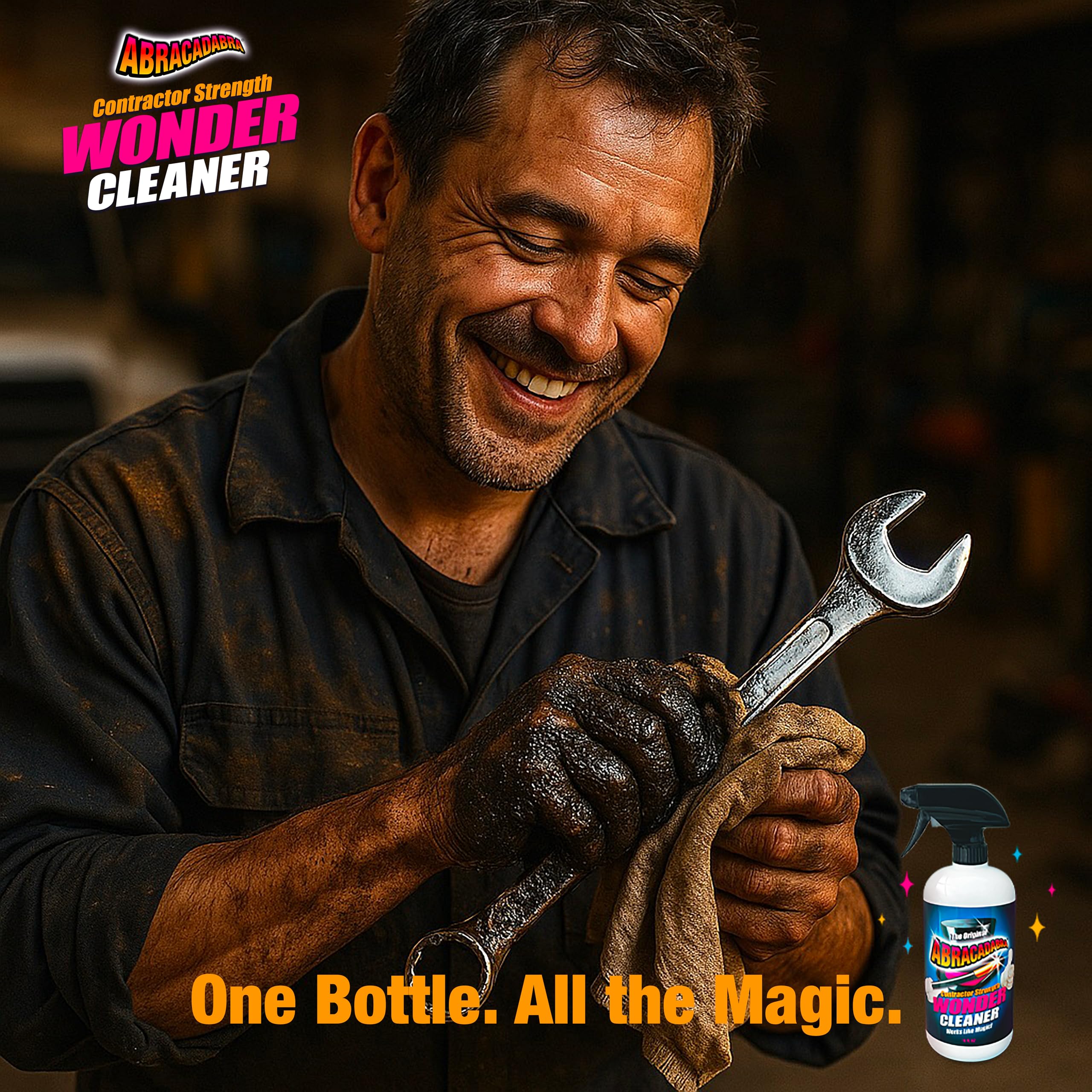 Abracadabra® Contractor Strength Wonder Cleaner - As Seen on TV - 16 fl oz - Gunk & Build up Remover - Removes Tar, Adhesives, Gum, Stickers, Sap, Oils & More on Most Surfaces - Better Stronger Faster - Image 5