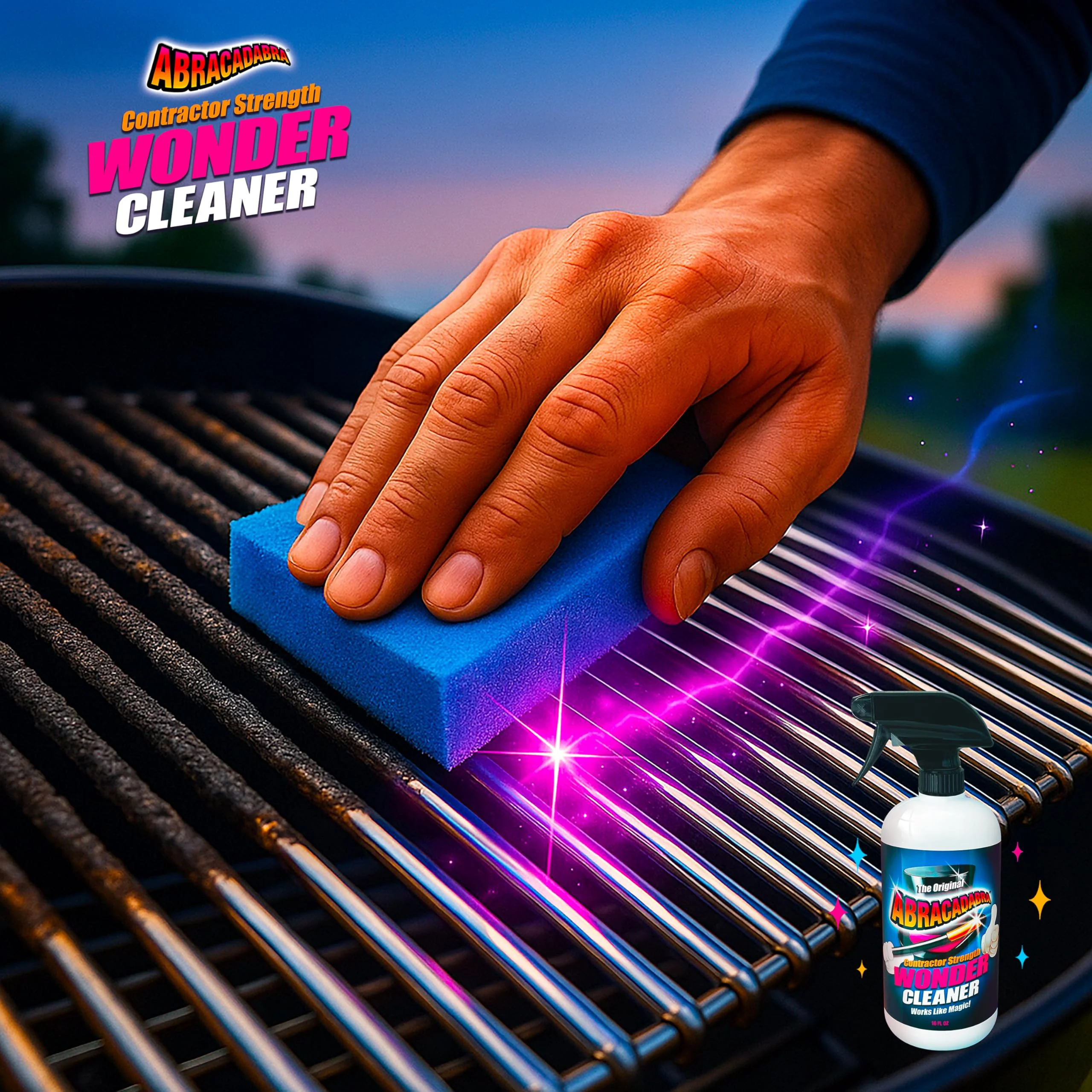 Abracadabra® Contractor Strength Wonder Cleaner - As Seen on TV - 16 fl oz - Gunk & Build up Remover - Removes Tar, Adhesives, Gum, Stickers, Sap, Oils & More on Most Surfaces - Better Stronger Faster - Image 9