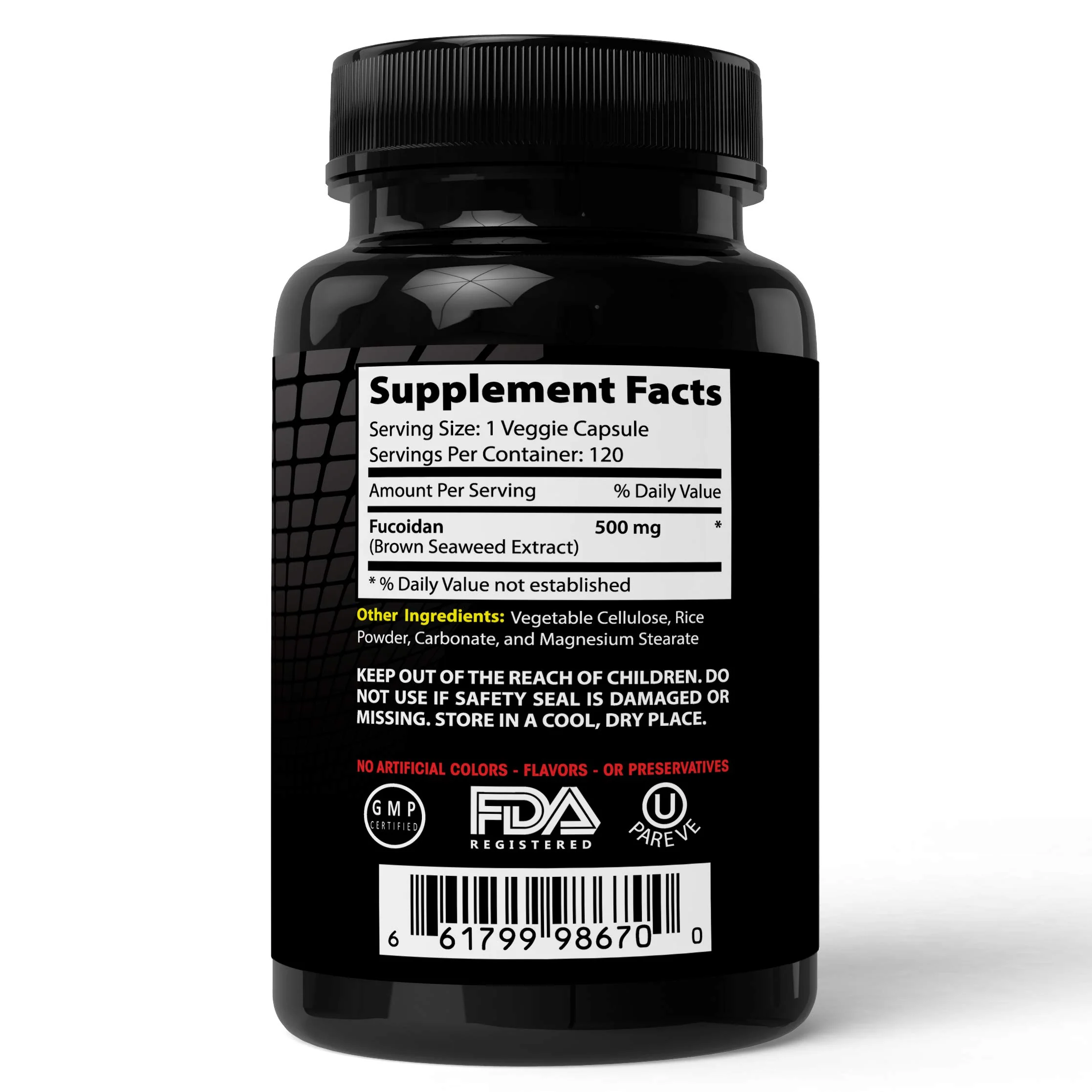 Absonutrix Fucoidan Pure-brown seaweed extract laminaria Japonica cell immunity (120 capsules) - Image 6