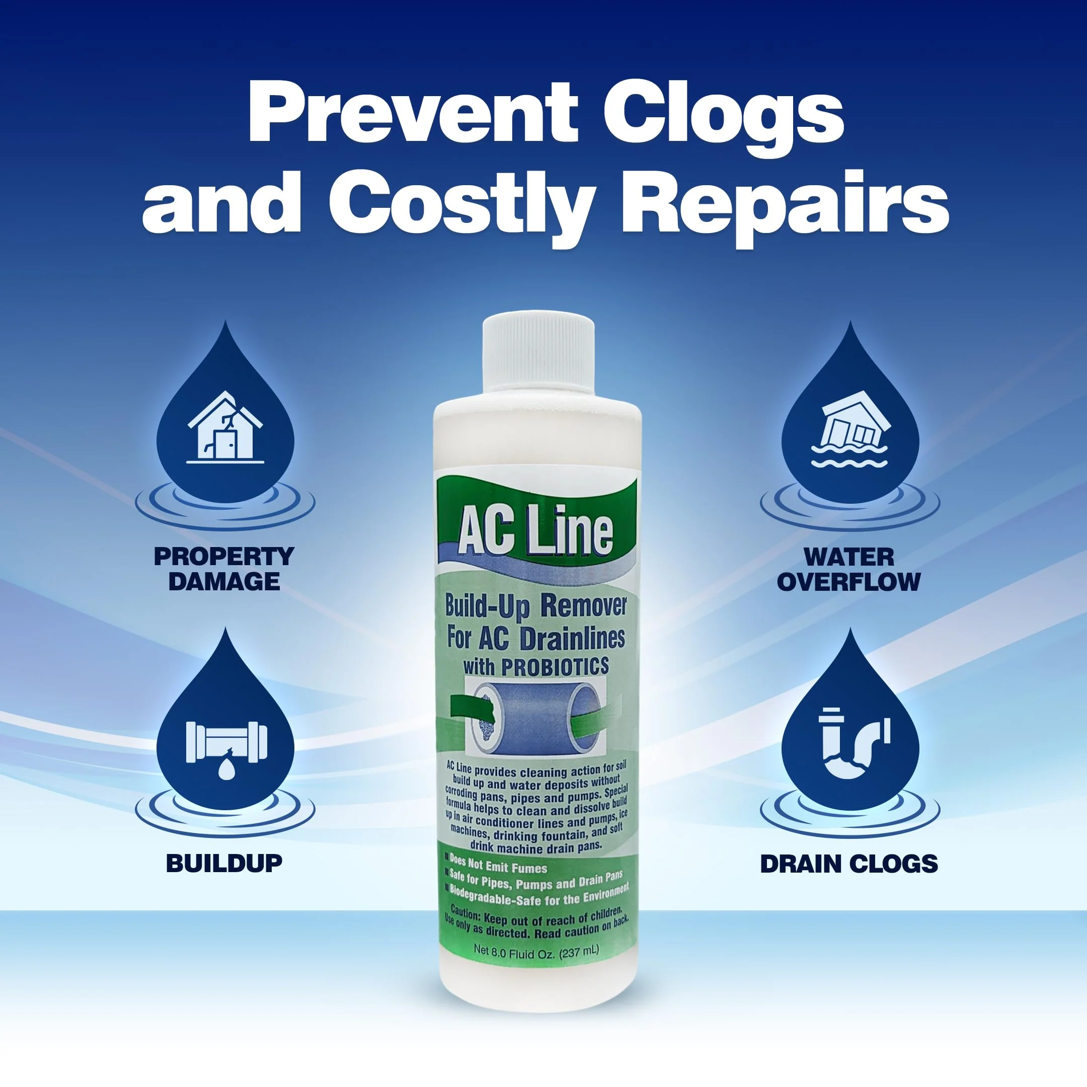 AC Drain Line Cleaner - 4 Pack / 12 Month Supply - Cleans HVAC drain lines, condensate lines, and more - Image 8
