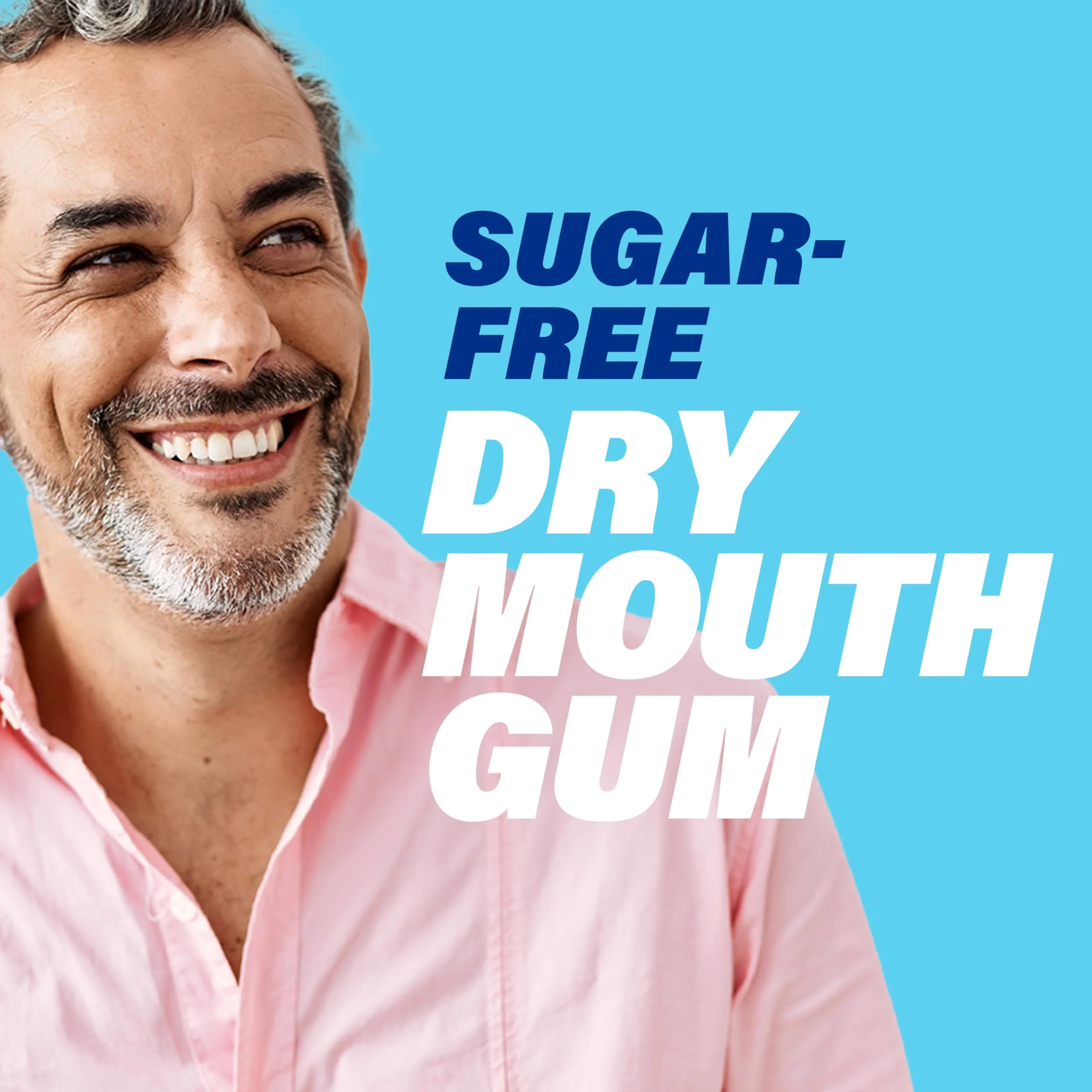 ACT Dry Mouth Moisturizing Gum, 20 Pieces, With Xylitol, Sugar Free Soothing Mint - Image 7