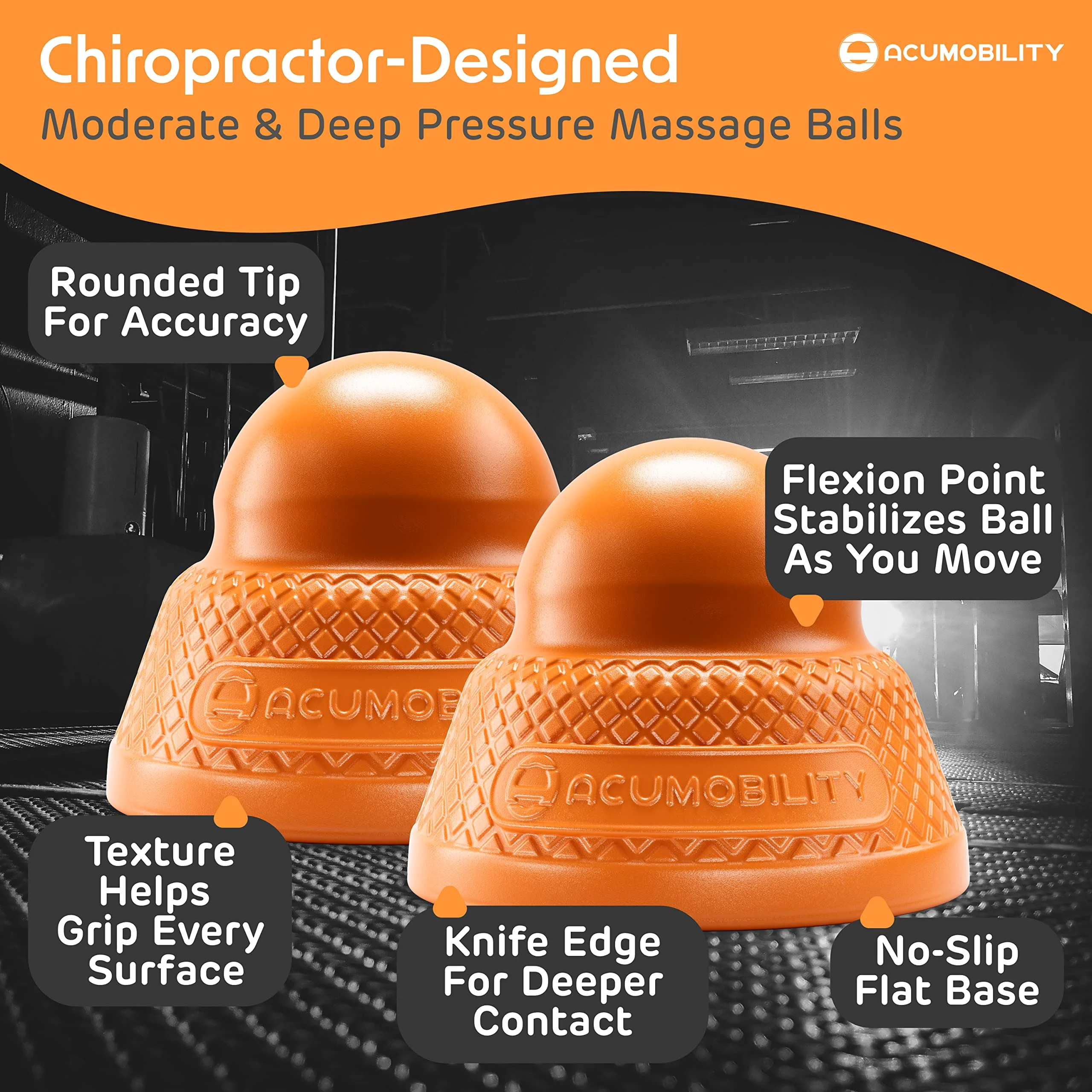 Acumobility Massage Ball Roller 2 Pack - Trigger Point - Massage Balls Massage Roller Ball - Foot Massage Ball - Physical Therapy Ball - Image 3