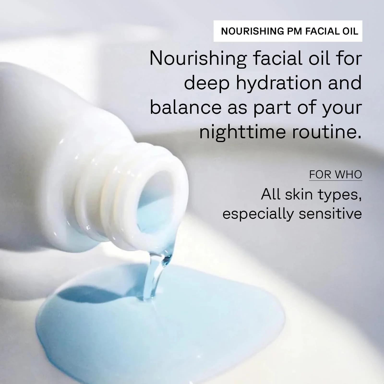 Acure Seriously Soothing Tansy Night Rose Oil - Soothes, Deep Hydrate & Moisturize Dry, Acne Prone, Sensitive Skin - Antioxidant Night Cream Serum Oil Blend with Blue Tansy & Rose - 100% Vegan, 1 oz - Image 3