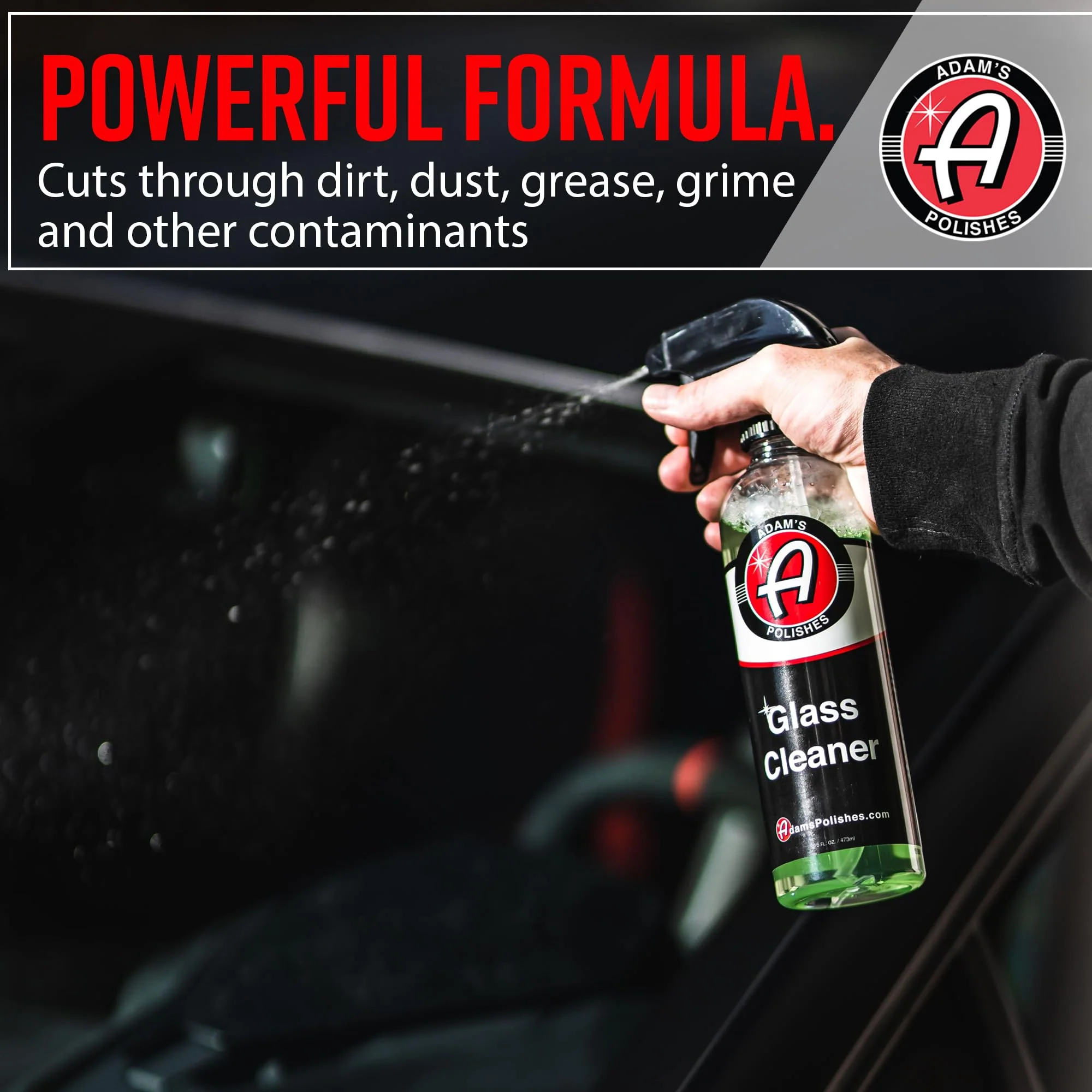 Adam's Polishes Glass Cleaner (Gallon) - Car Window Cleaner | Car Wash All-Natural Streak Free Formula For Car Cleaning | Safe On Tinted & Non-Tinted Glass | Won’t Strip Car Wax or Paint Protection - Image 5