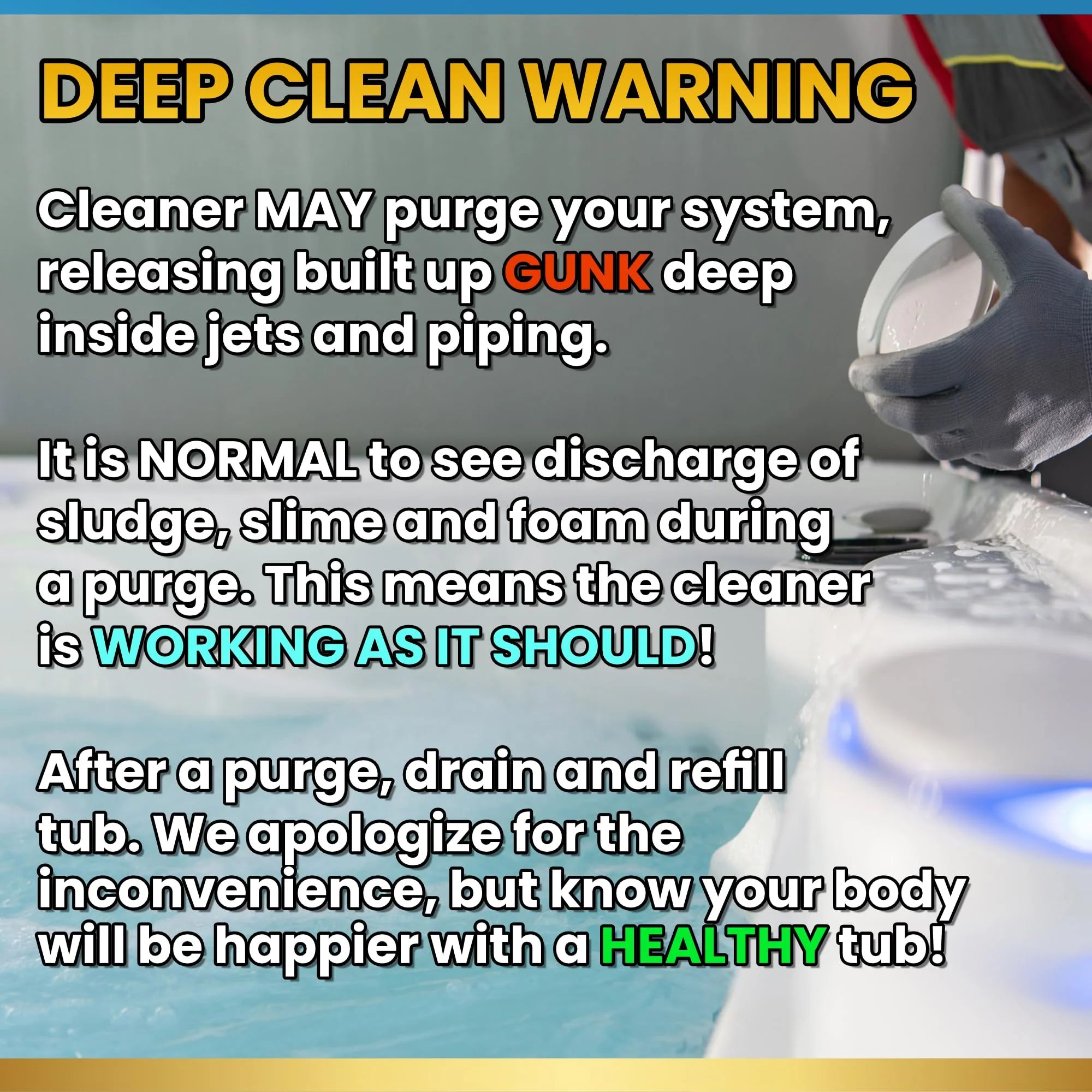 ADIOS! 3-in-1 Spa Cleaner - Clarifies Water, Stops Scum and Removes Foam, Works with Chlorine and Bromine 16oz - Image 3