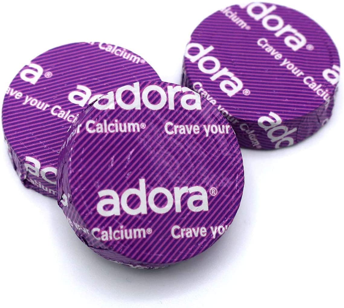Adora Calcium Supplement, Fairtrade Dark Chocolate, Pack of 12 - 30 ct - Image 2