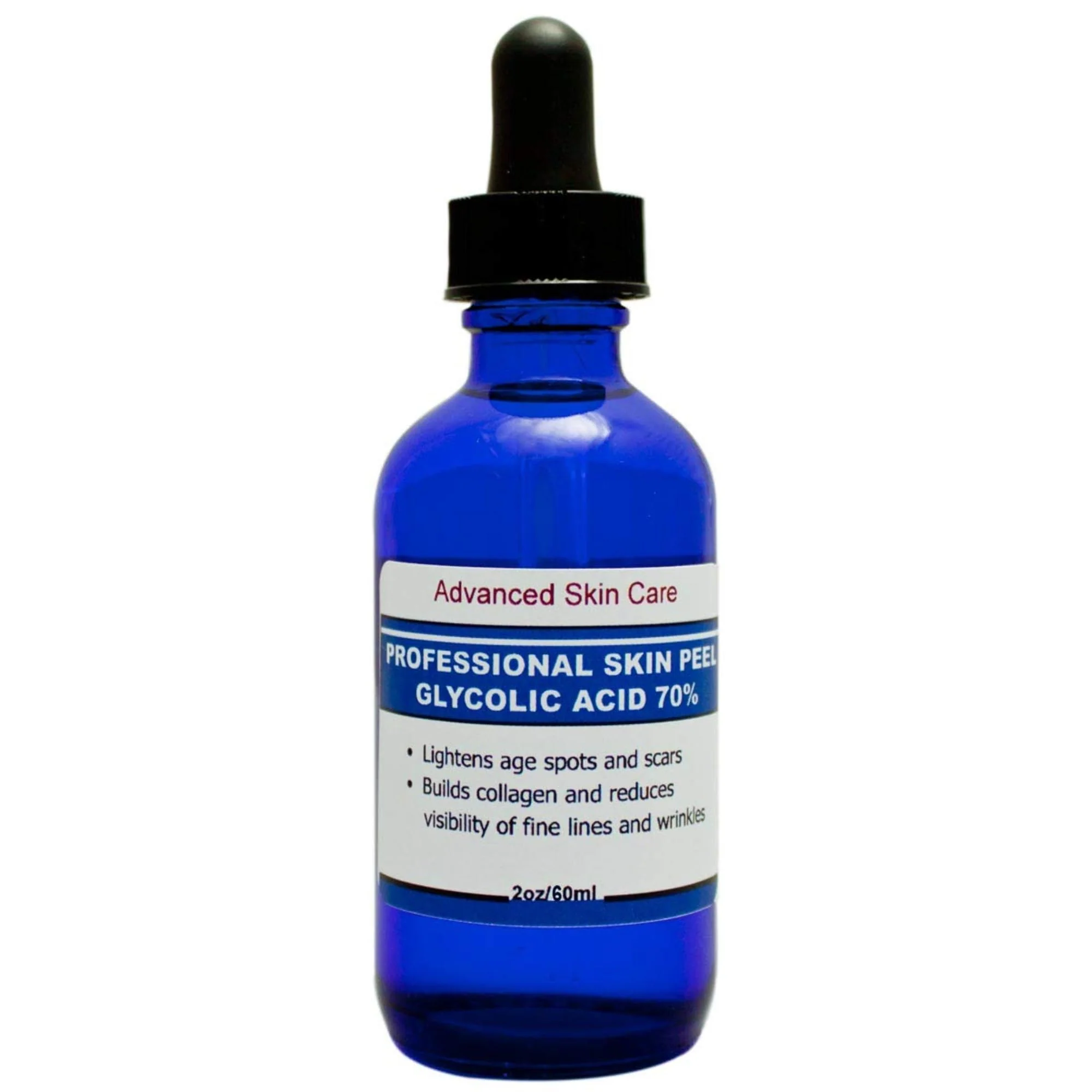 Advanced Skin Care Glycolic Acid Face Peel Serum 70% Strength - at Home Chemical Peel for face 2oz - Image 2