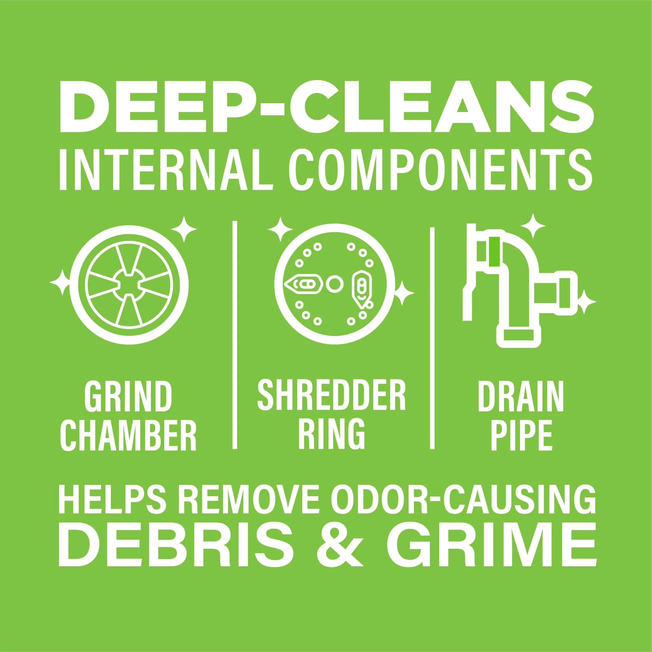 Affresh Garbage Disposal Cleaner, Helps Power Away Odor Causing Bacteria, Debris & Grime in Grind Chamber, Impeller & Drain Pipe, 12 Tablets, 1 Year Supply - Image 5
