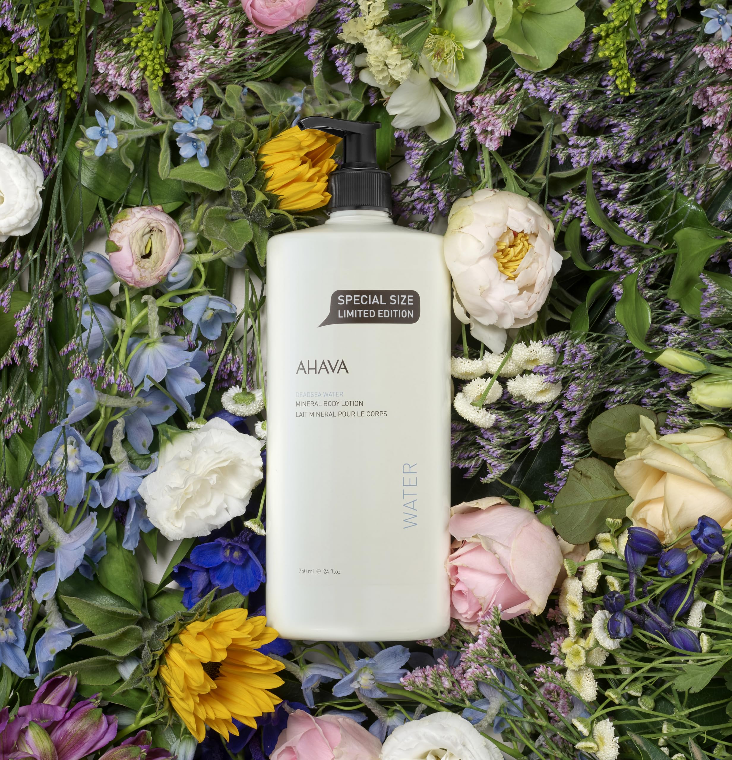AHAVA Dead Sea Water Mineral Body Lotion - Daily Moisturizing & Hydrating Body Lotion with Osmoter, Exclusive blend of Dead Sea Minerals & Botanical Extracts, Original, 24 Fl.Oz (Packaging May Vary) - Image 6