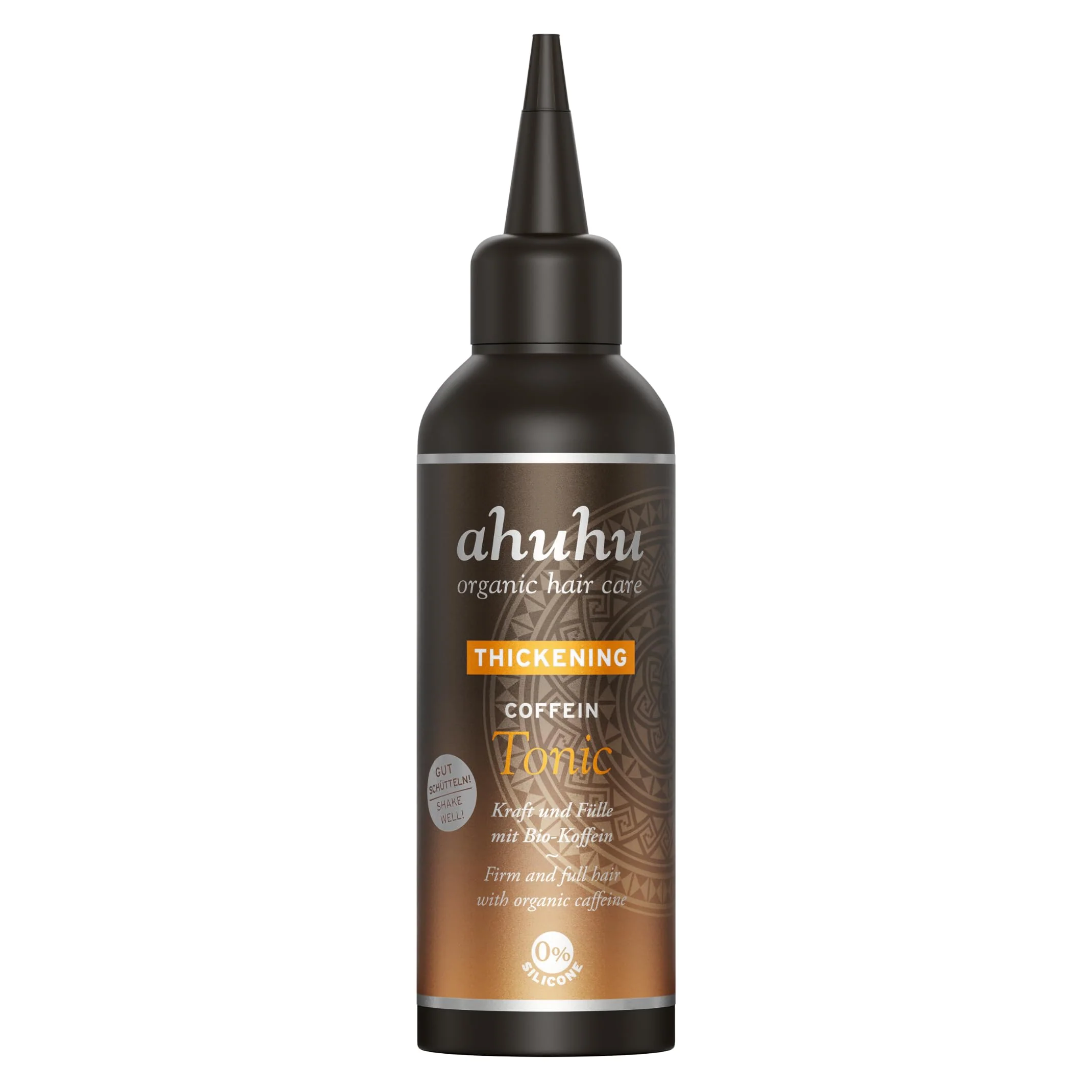 Ahuhu THICKENING Coffein Tonic (100ml) - Strengthening Scalp Treatment With Organic Caffeine & Rice Starch, Hair Thickening & Volumizing Tonic For Men & Women, Vegan Hair Tonic - Image 2