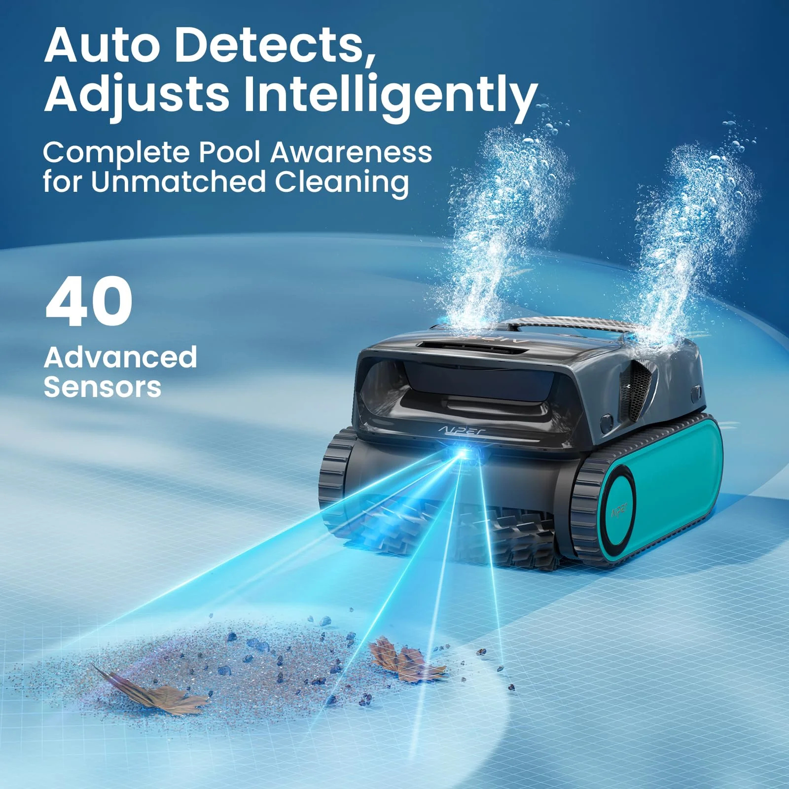 Aiper Scuba X1 Pro Max All-in-One Pool Cleaning Robot & Skimmer with 8,500 GPH Suction, Ultra-fine Filtration, Smart Surface Parking, for All Inground Pools, Blue - Image 7