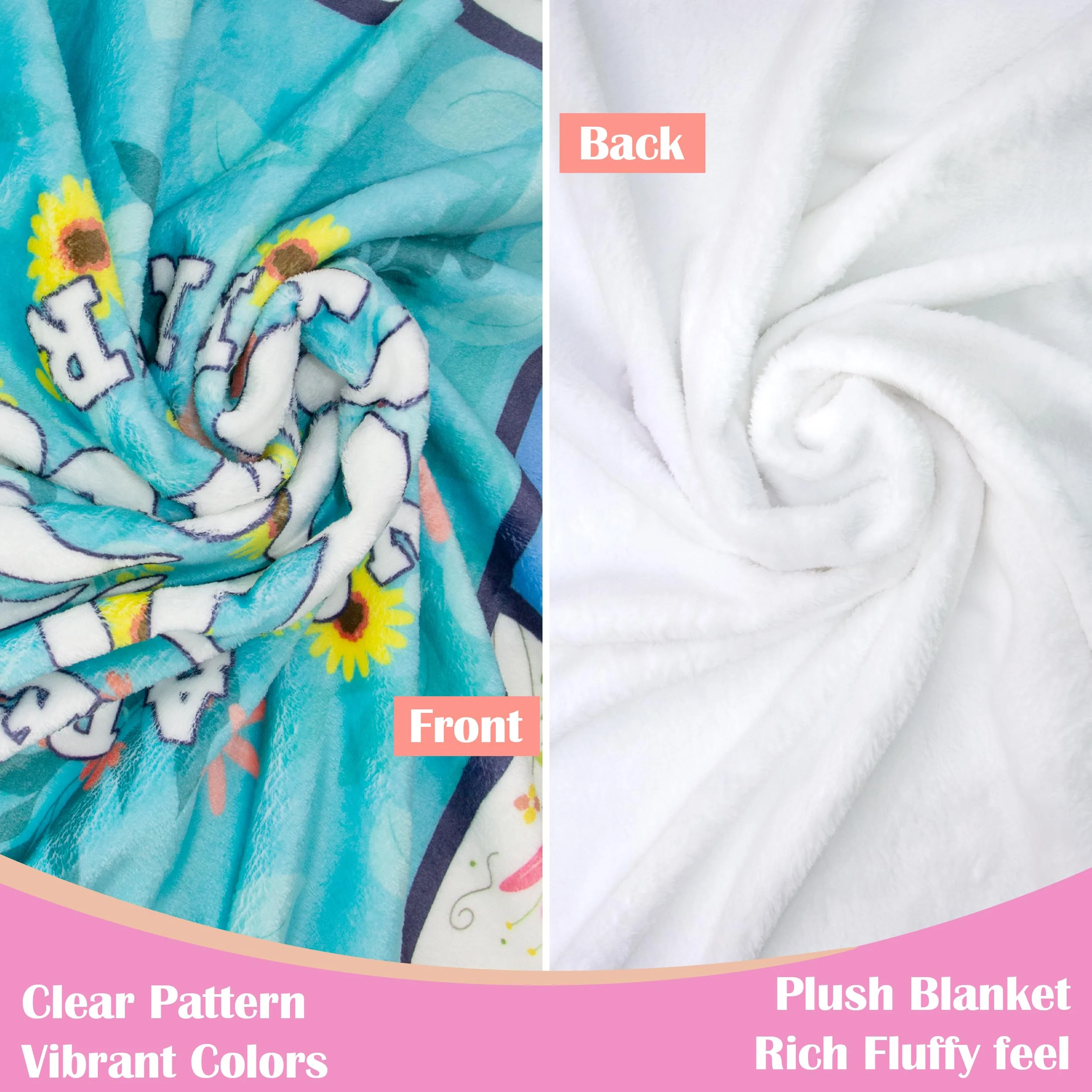 Akoigun Sister Gifts Blanket for Birthday, Mother's Day, Christmas - Big Sister Gift Ideas from Sisters Throw Blanket 60"X50" - Image 6