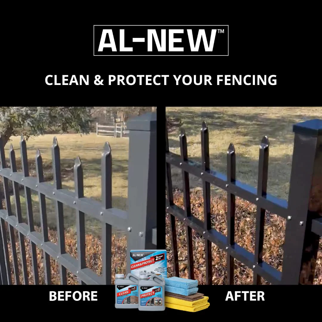 AL-NEW 2 Step Clean & Protect Kit | Clean, Restore, & Protect Your Outdoor Patio Furniture, Garage Doors, Exterior Lights, Window Frames, and More (16 Ounce Kit) - Image 4