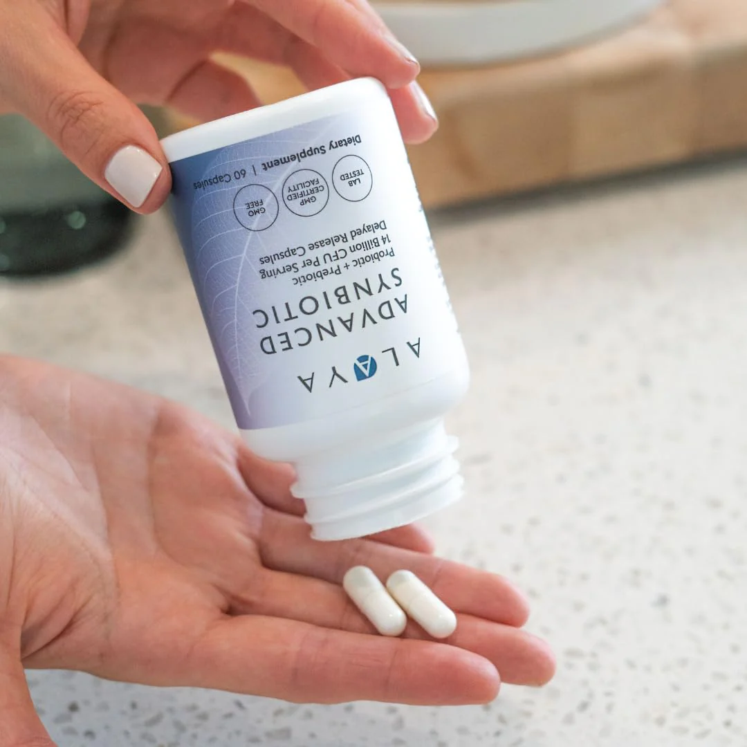 Alaya Naturals Advanced Synbiotic - Probiotic + Prebiotic - 14 Billion CFU Delayed Release Probiotic Supplement with Prebiotics from Sunfiber®, and L-glutamine for Gut Lining Integrity - 60 Capsules - Image 4
