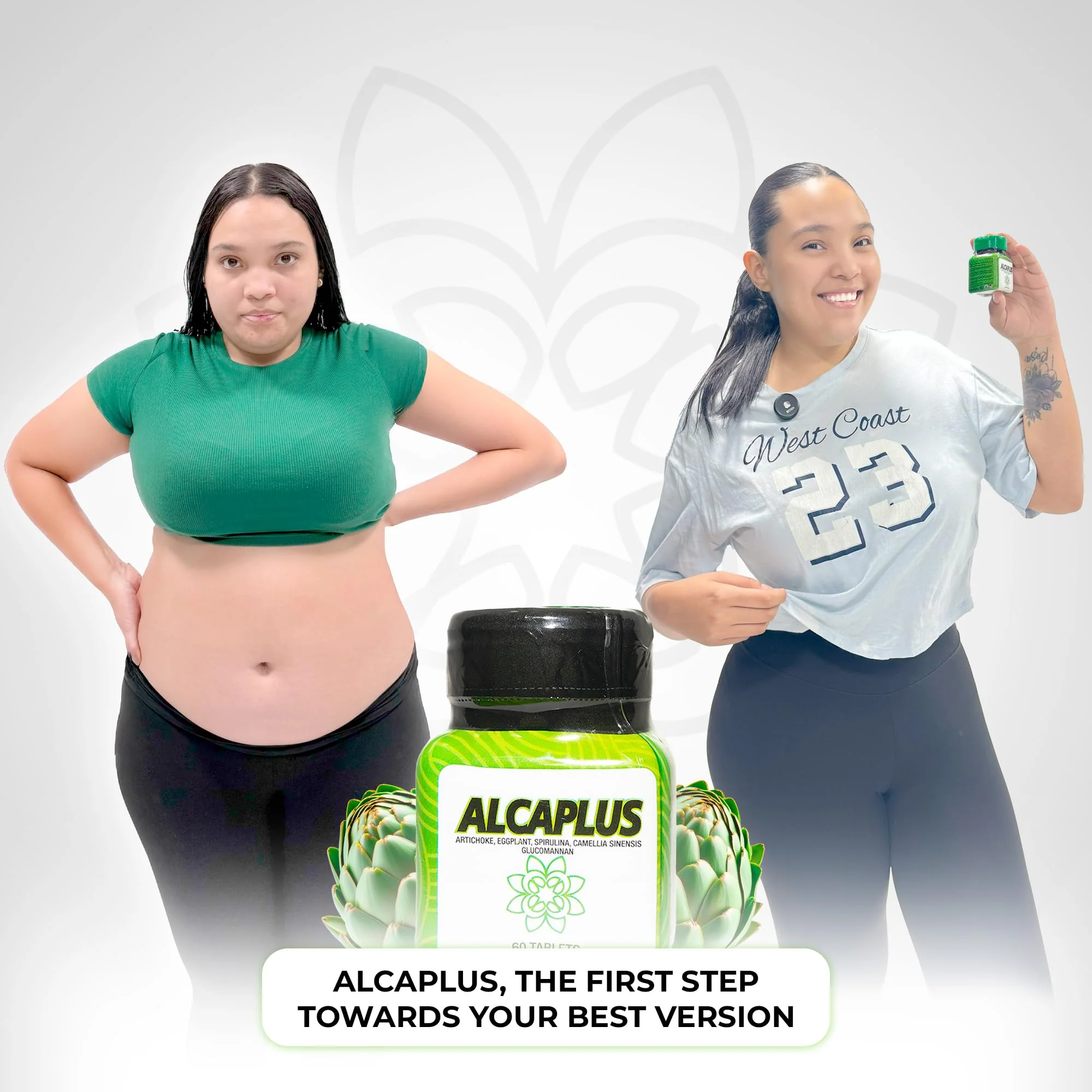 Alcaplus Original Natural Weight Loss Pills for Women Detoxifying and Controlling Appetite, Herbal Supplement with Artichoke, Eggplant, Spirulina, Green Tea, and Glucomannan Lose Weight Fast for Woman - Image 6