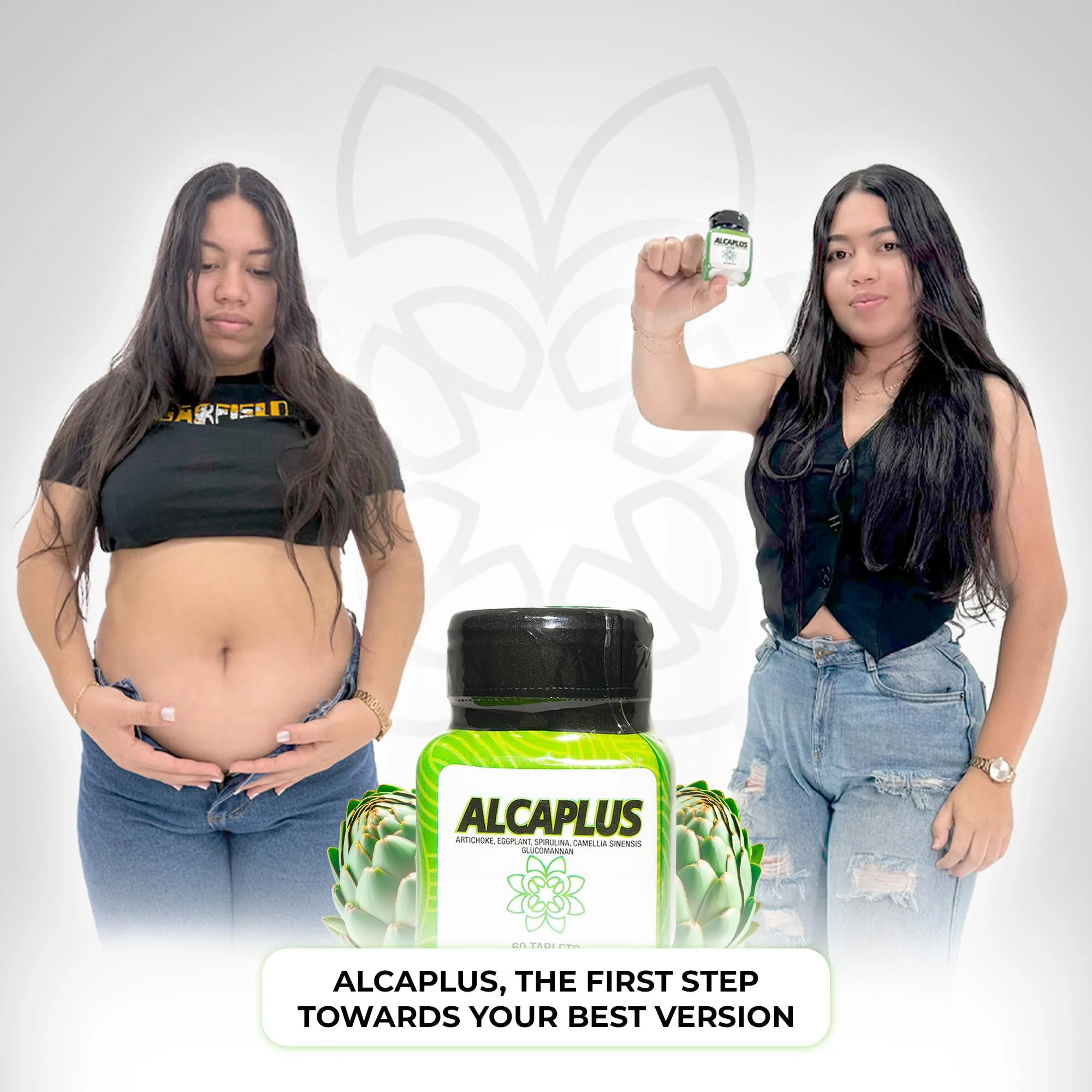 Alcaplus Original Natural Weight Loss Pills for Women Detoxifying and Controlling Appetite, Herbal Supplement with Artichoke, Eggplant, Spirulina, Green Tea, and Glucomannan Lose Weight Fast for Woman - Image 7