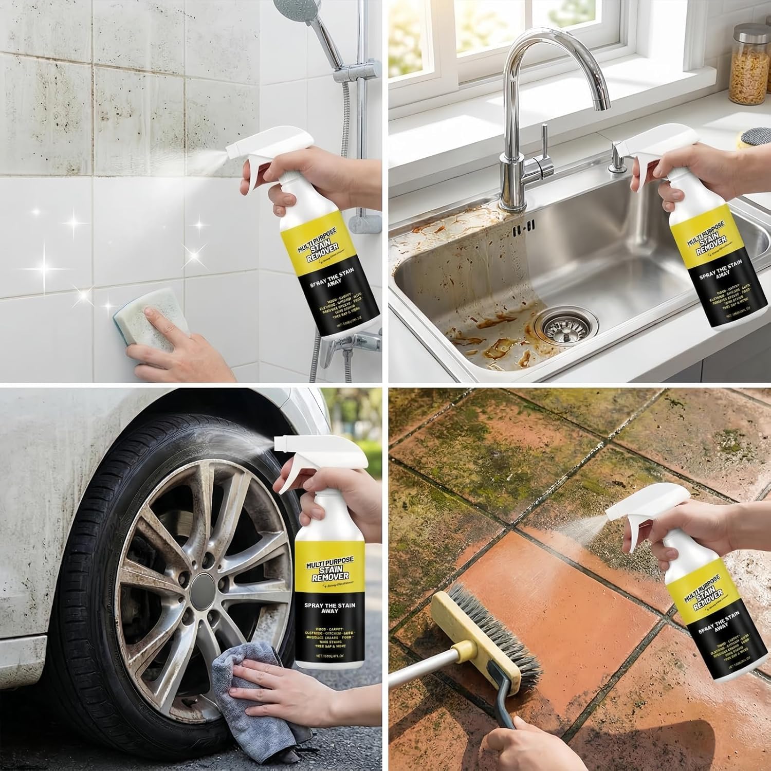 AlienPower Spray, Multi-Purpose Stain Remover, Quick-Acting Formula for Kitchen, Floor, Toilet & Car | Removes Hard Water Stains, Rust, Yellowing & Stubborn Residues | Heavy-Duty All-Surface Cleaner - Image 4