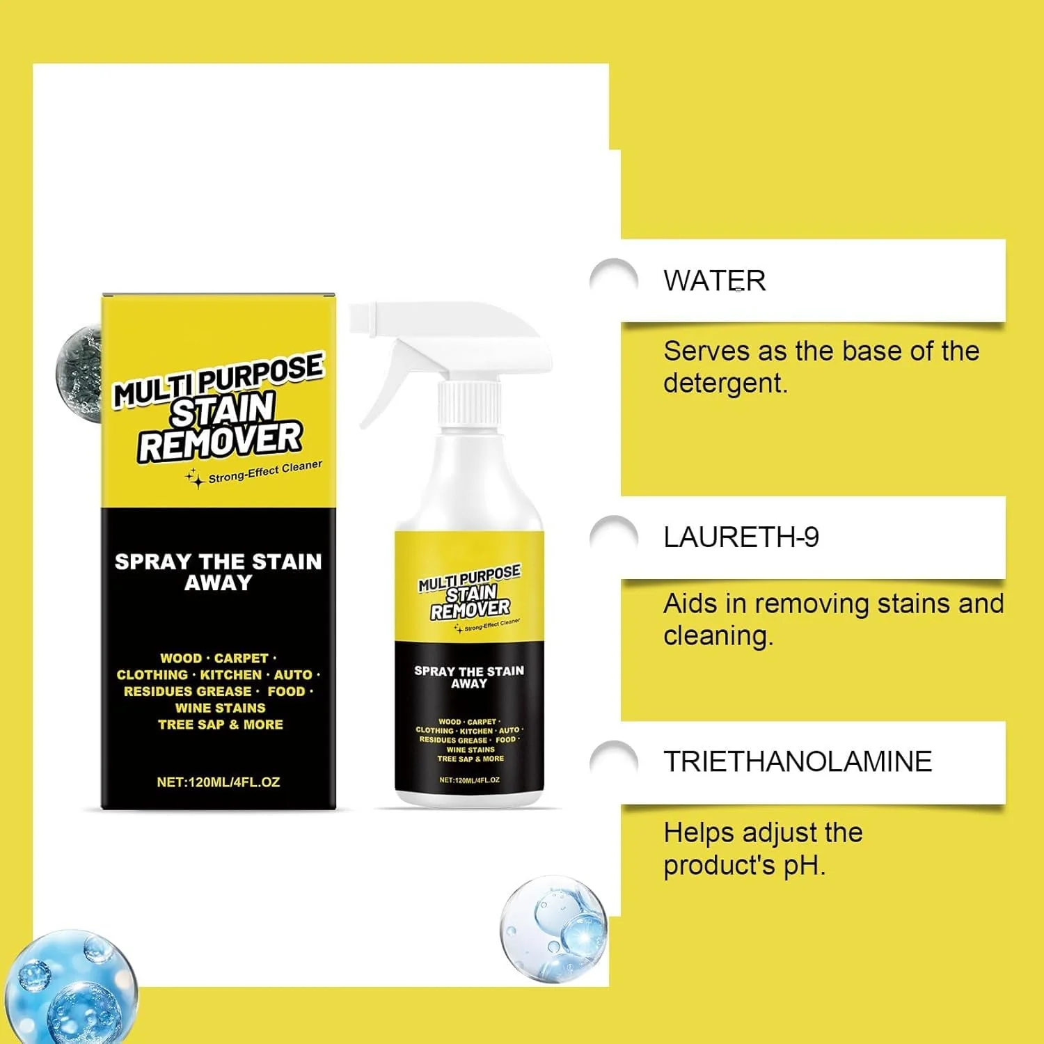 AlienPower Spray, Multi-Purpose Stain Remover, Quick-Acting Formula for Kitchen, Floor, Toilet & Car | Removes Hard Water Stains, Rust, Yellowing & Stubborn Residues | Heavy-Duty All-Surface Cleaner - Image 6