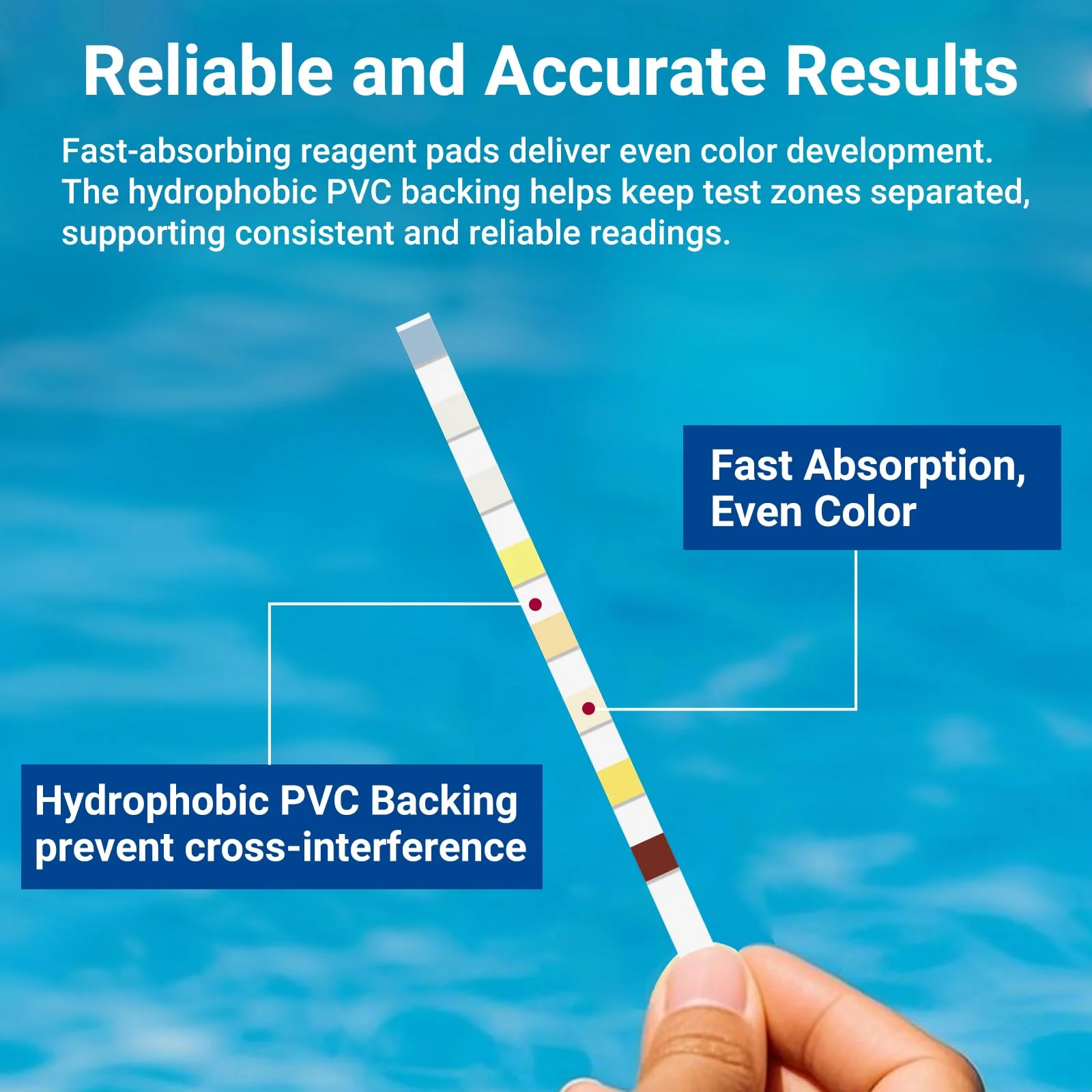 All-New 2026 8-in-1 Pool Test Strips -150 CT Pool Salt Test Strips | Salt Water Pool Testing Kit for Salt Water Pools, in & Above-Ground Pools, Hot Tubs&Spas| Quick&Accurate Testing Chlorine,pH,Salt - Image 3