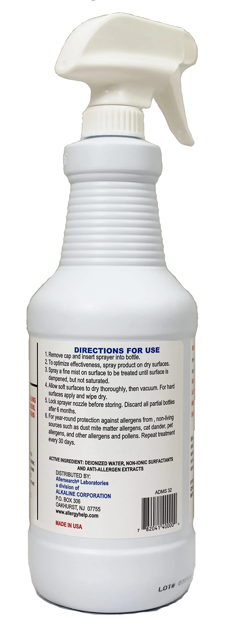 Allersearch ADMS Anti-Allergen Spray 32 - Image 9