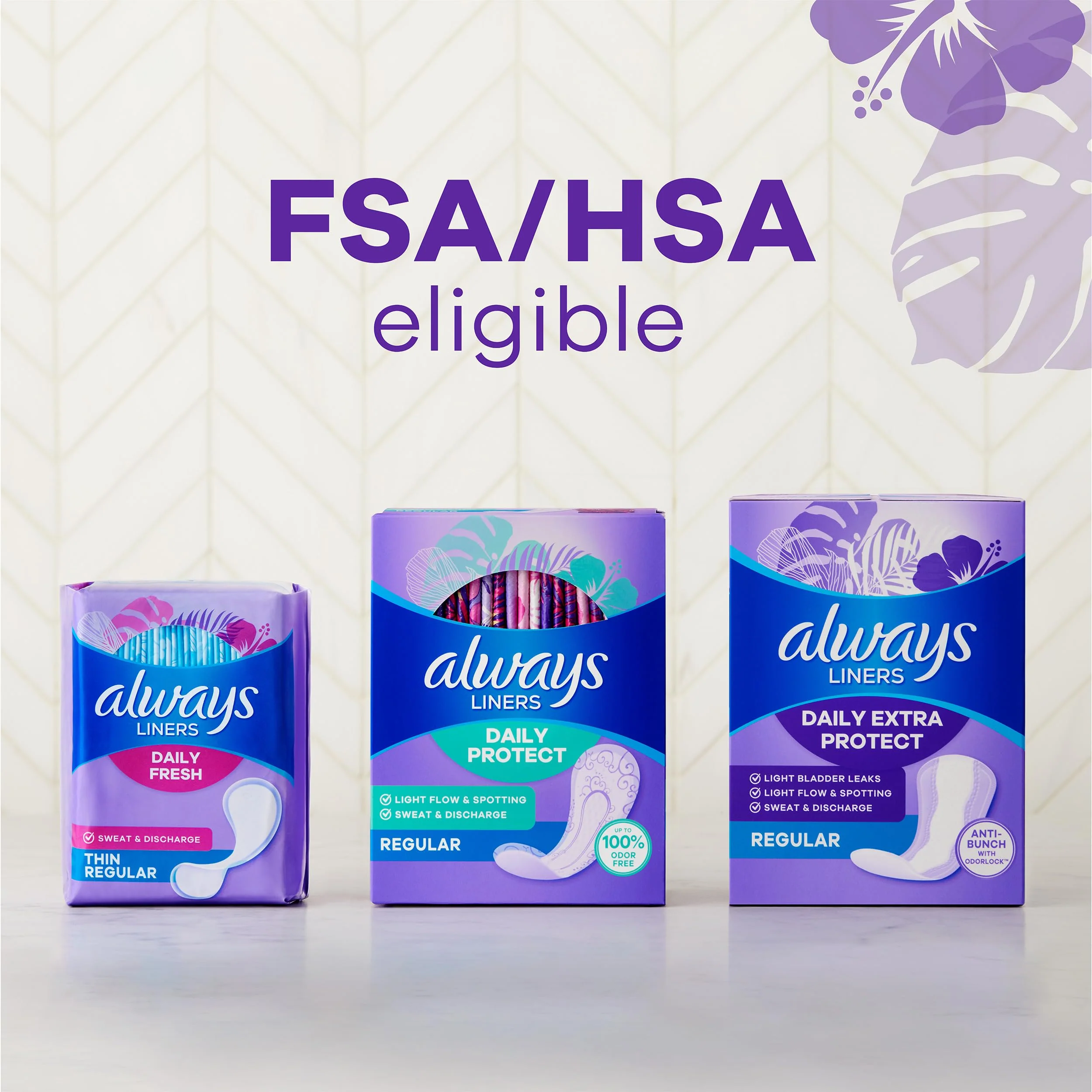 Always Panty Liners for Women Anti-Bunch Xtra Protection Daily Liners, Extra Long, Unscented, 116 Count - Image 9