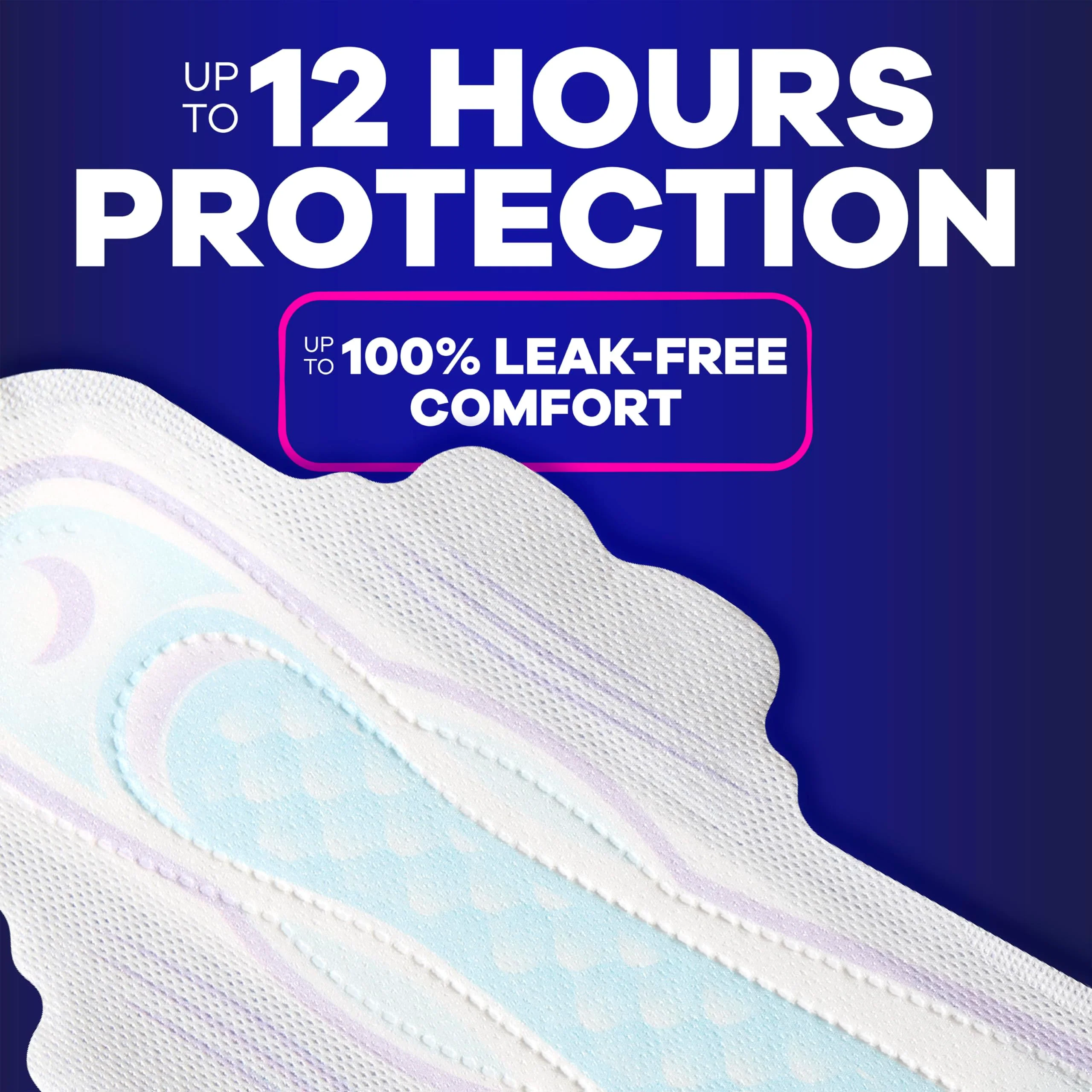 Always Ultra Thin Overnight Pads, Size 5, Extra Heavy Overnight, Unscented, 92 Count (2 Packs of 46) - Image 4