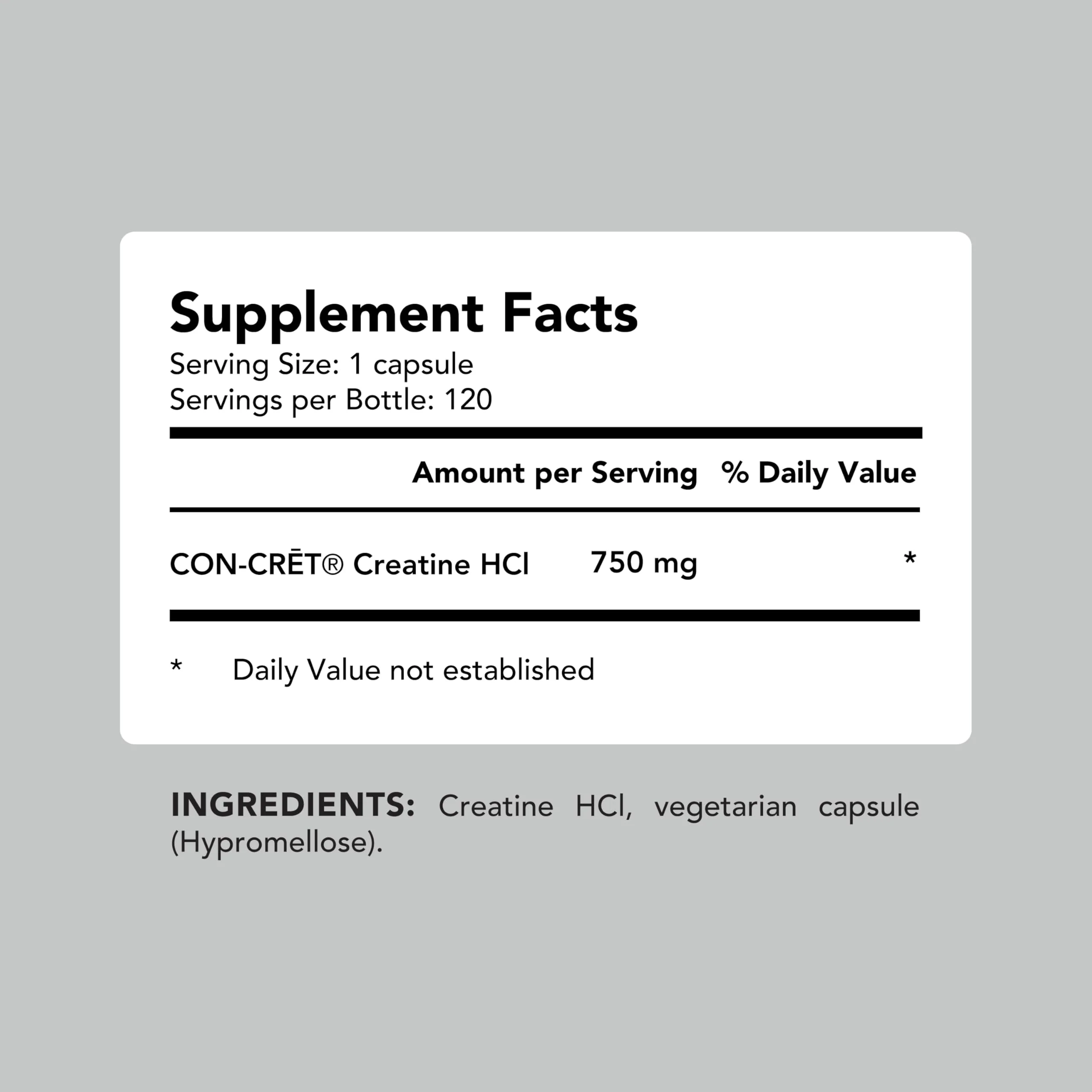 AMANDEAN Creatine HCl Pills. American Made CON-CRET. 120 Capsules. 7X Concentrated vs Monohydrate Powder. No Bloat. Muscle, Energy, Cognitive, Recovery Support for Men & Women. Gluten Free, Non-GMO. - Image 6