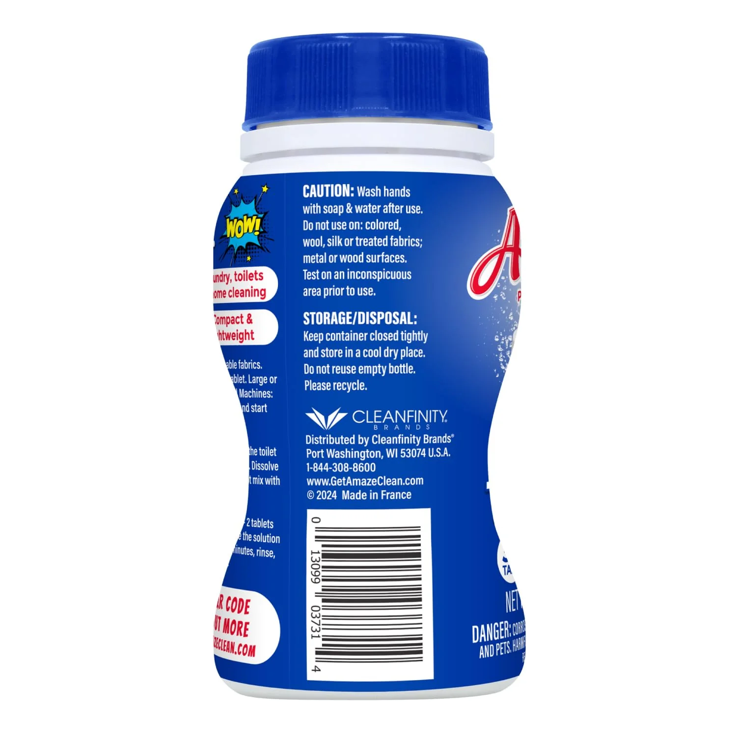 AMAZE Ultra Concentrated Bleach Tablets [32 tablets] - Original Scent - for Laundry, Toilet, and Multipurpose Home Cleaning. No Splash Liquid Bleach Alternative - Image 4