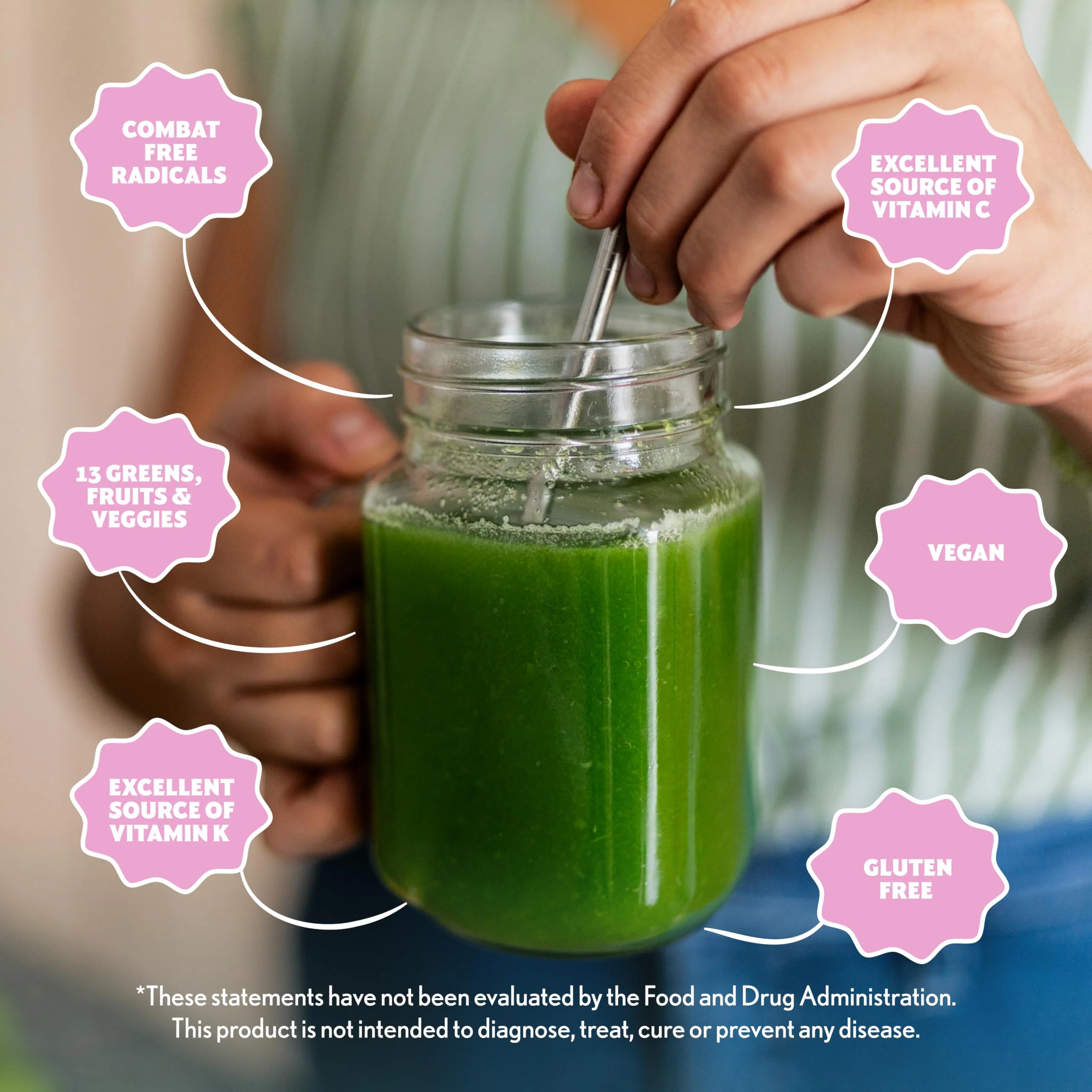 Amazing Grass Greens Superfood Antioxidant: Greens Powder with Organic Spirulina, Beet Root Powder, Elderberry & Probiotics, Sweet Berry, 100 Servings (Packaging May Vary) - Image 4