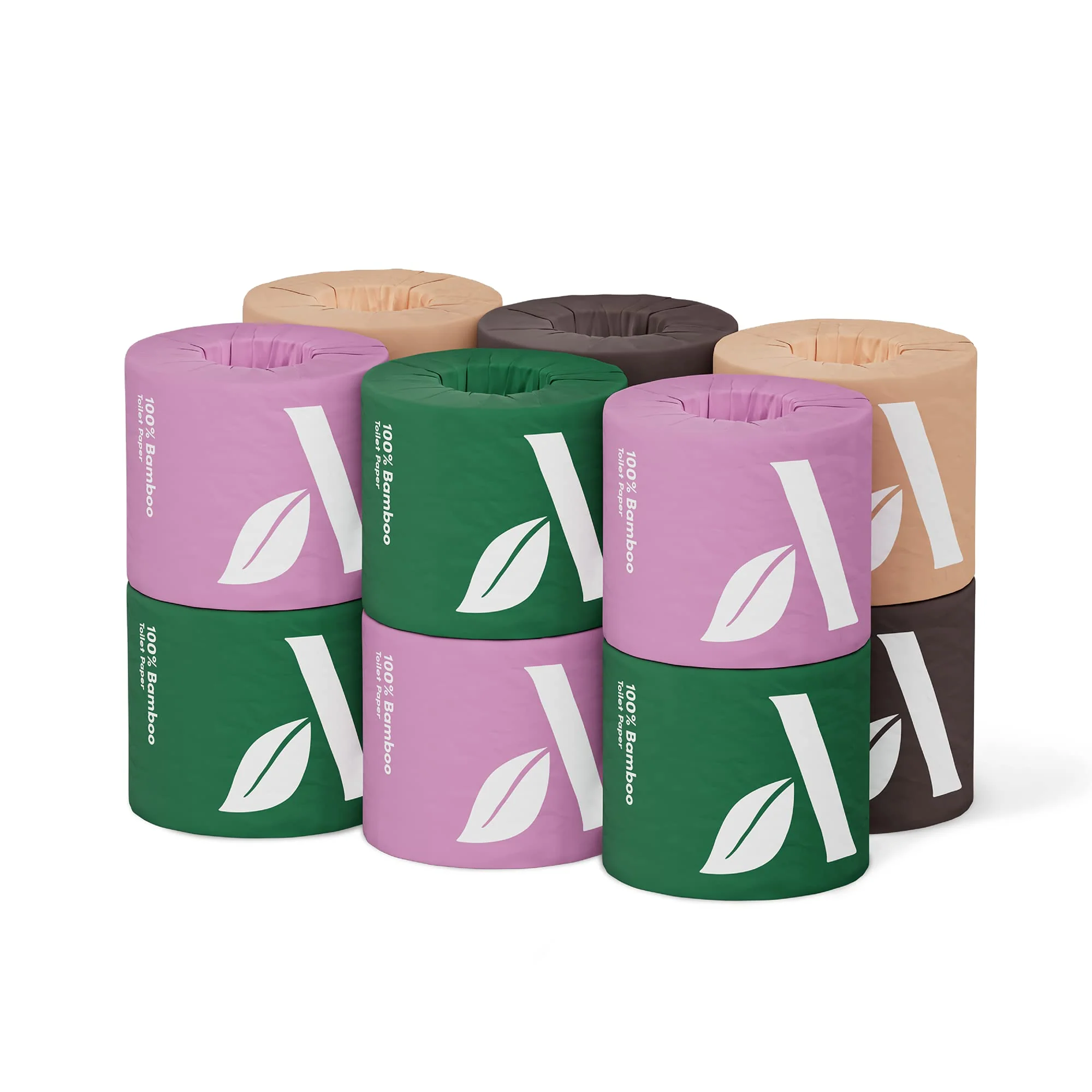 Amazon Aware 3-ply Bamboo Toilet Paper, Unscented, 12 Rolls, 350 Sheets per roll, Total 4200 Sheets, Plastic-Free