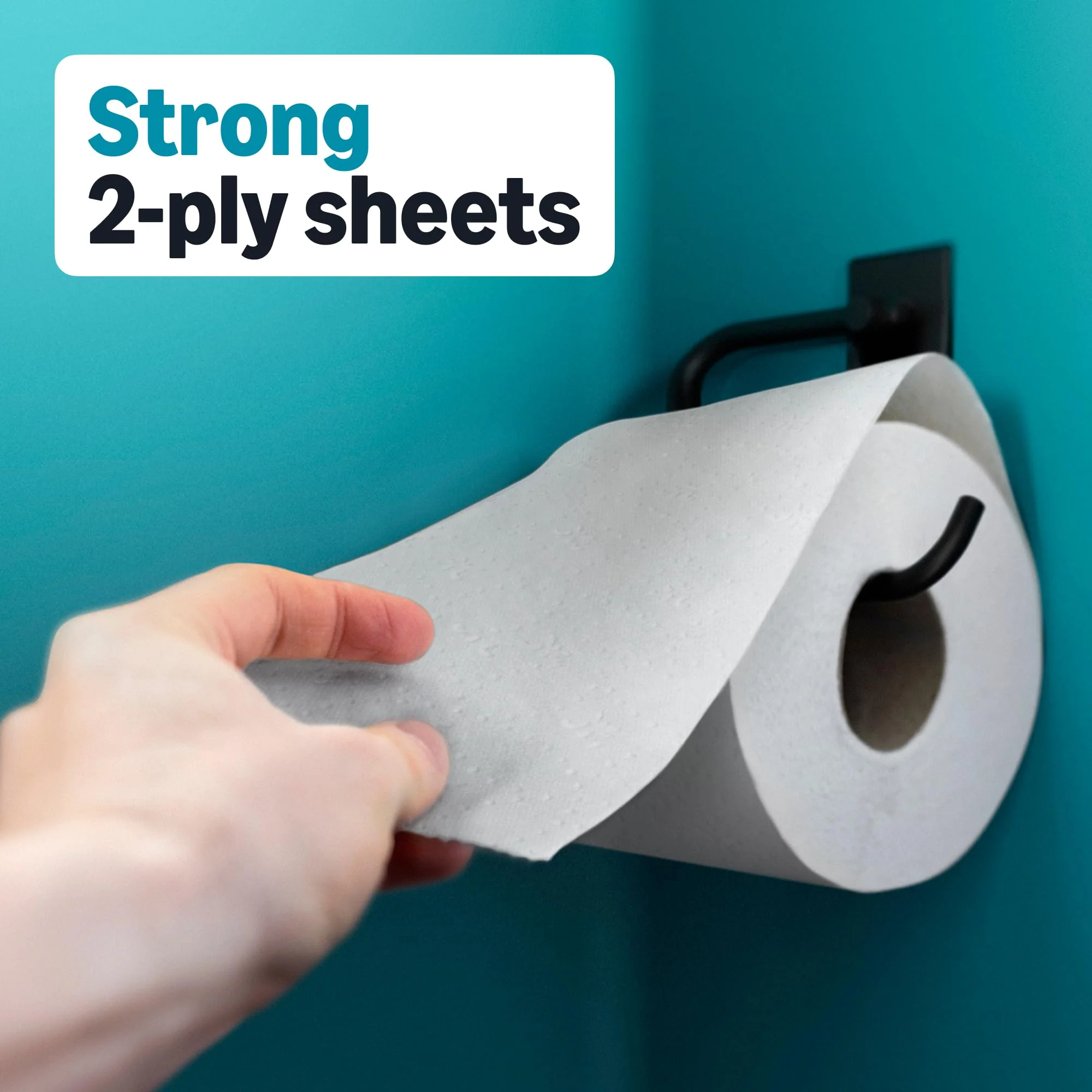 Amazon Basics 2-Ply Soft Toilet Paper, 30 Rolls (5 Packs of 6), 350 Sheets per Roll, Septic Safe, Equivalent to 185 Regular Rolls - Image 5