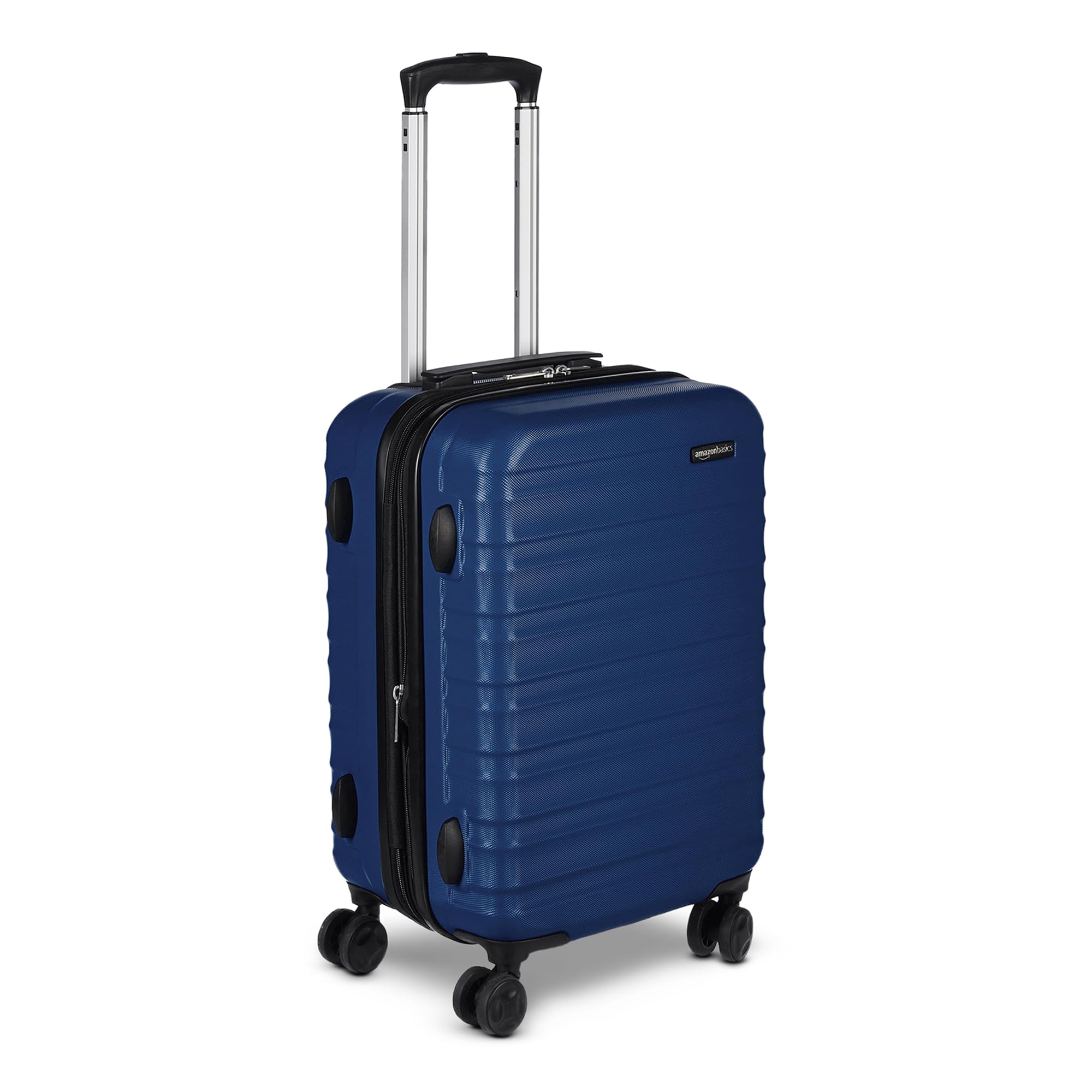 Amazon Basics 21" Hardside Carry-On Luggage with Multi-directional Wheels, Expandable for Up to 25% More Space, Scratch-Resistant Surface, Organized Interior, Navy Blue - Image 2