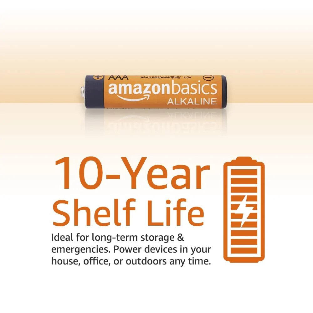Amazon Basics Alkaline Battery Combo Pack, Set of 20 AA and AAA Batteries (May Ship Separately) - Image 4