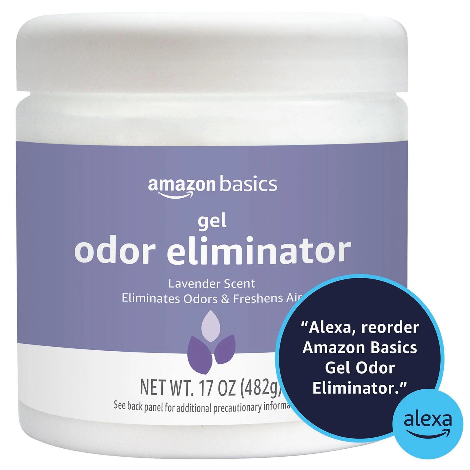 Amazon Basics Gel Odor Eliminator, Activated Charcoal, Lavender Scent, 17 Oz, 1-Pack - Image 5