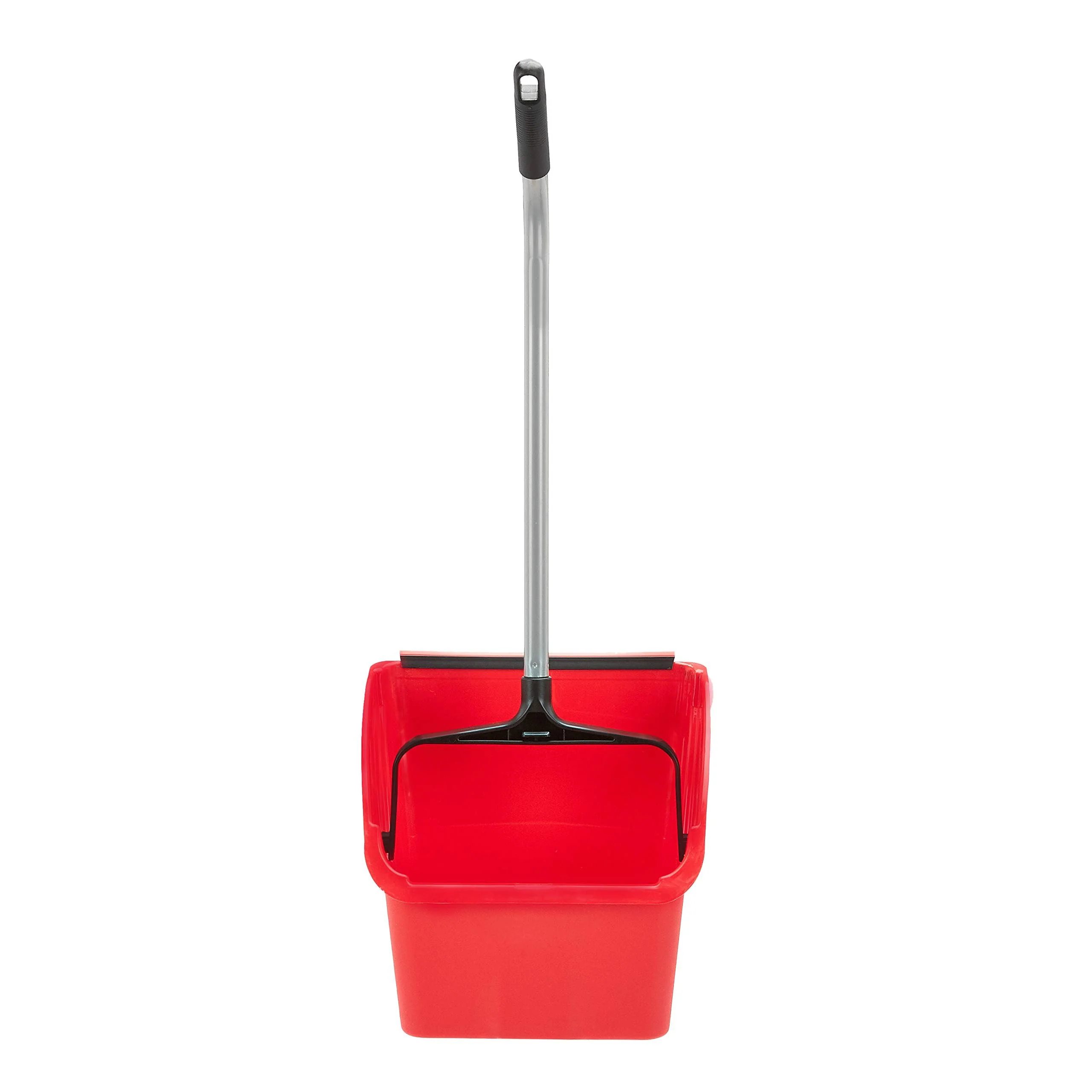 Amazon Basics Jumbo Lobby Dustpan, Indoor Outdoor Use, 6-Pack, Red - Image 6