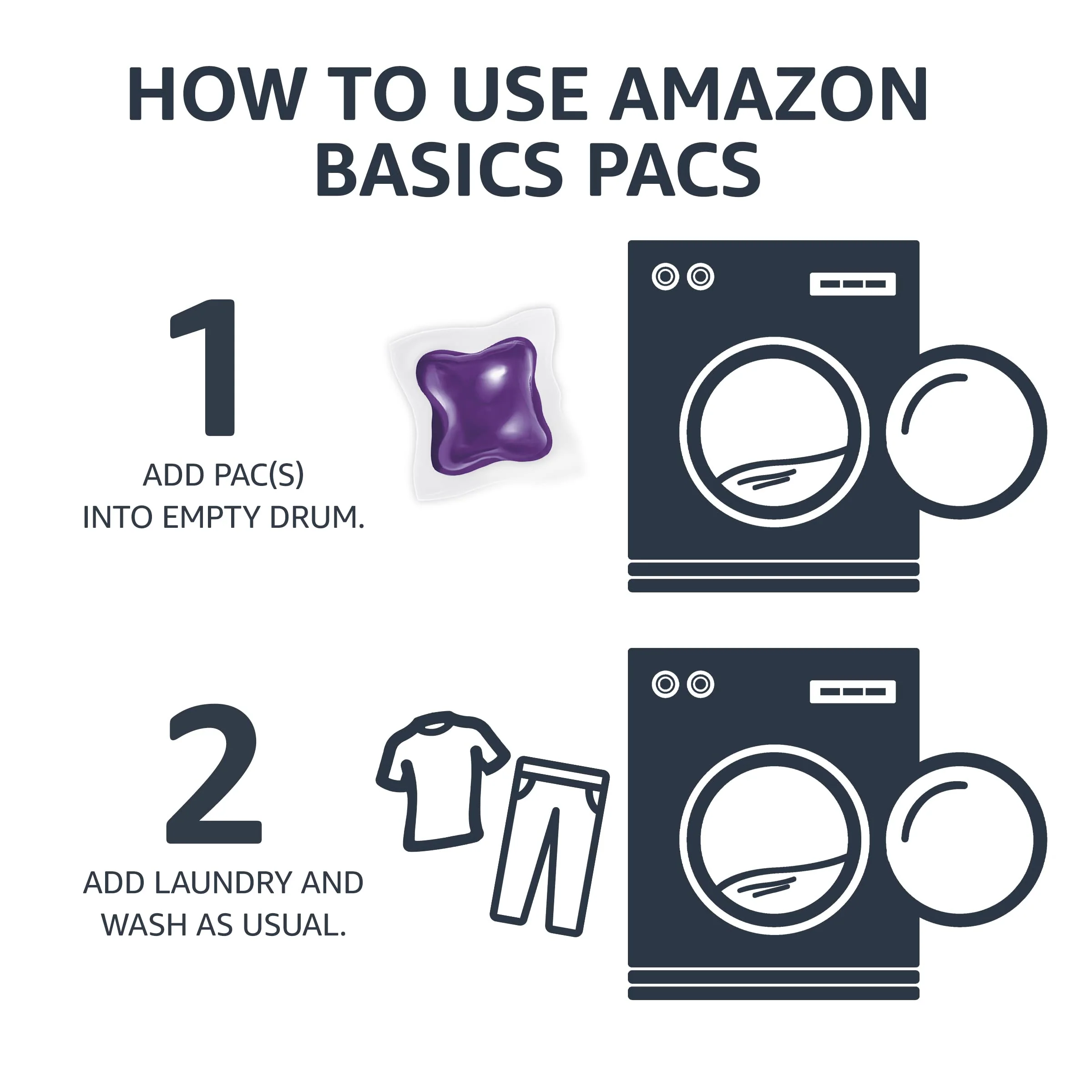 Amazon Basics Laundry Detergent Pods, 120 Pacs for 120 Medium Loads, Lavender Scent, (Previously Solimo) (Pack of 2) - Image 4