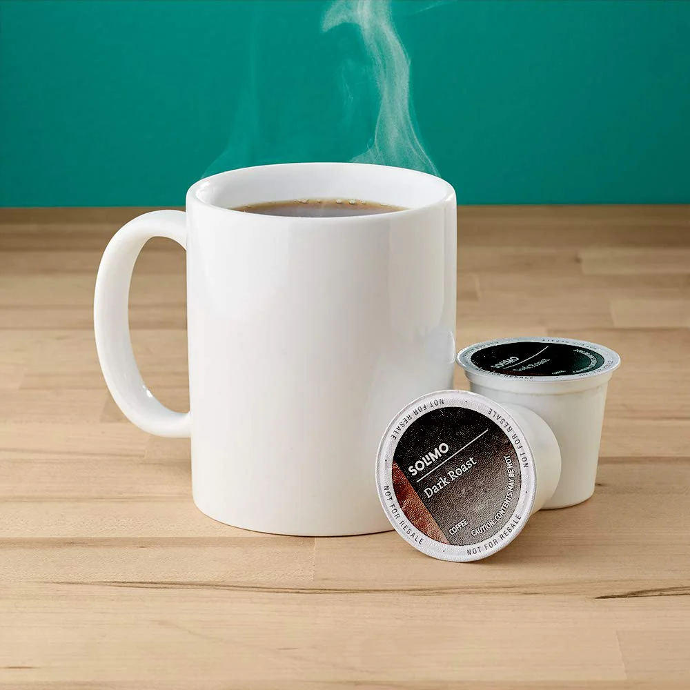 Amazon Brand - Solimo Dark Roast Coffee Pods, Compatible with Keurig 2.0 K-Cup Brewers 100 Count(Pack of 1) - Image 3