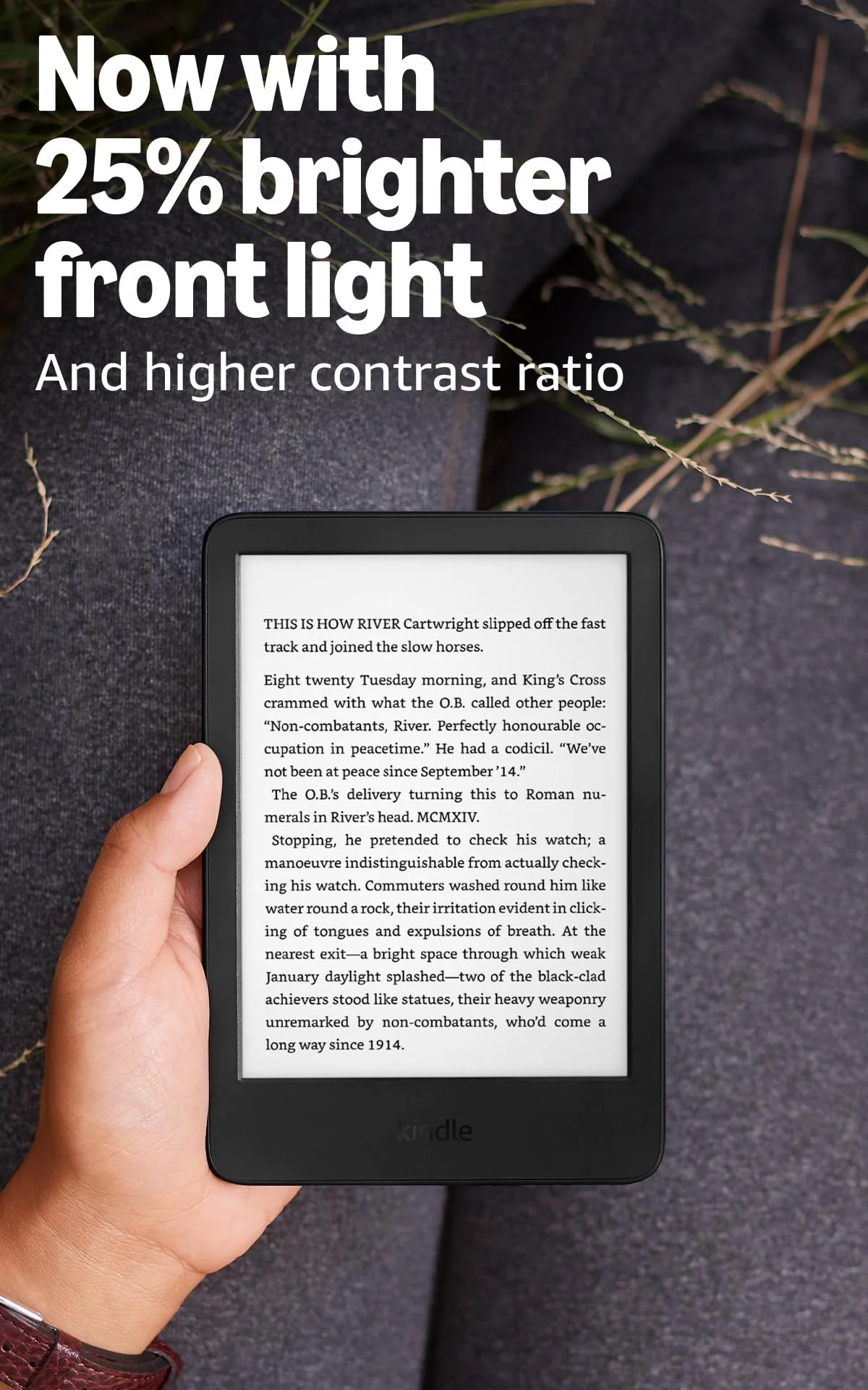 Amazon Kindle 16 GB (newest model) - Lightest and most compact Kindle, now with faster page turns, and higher contrast ratio, for an enhanced reading experience - Black - Image 7
