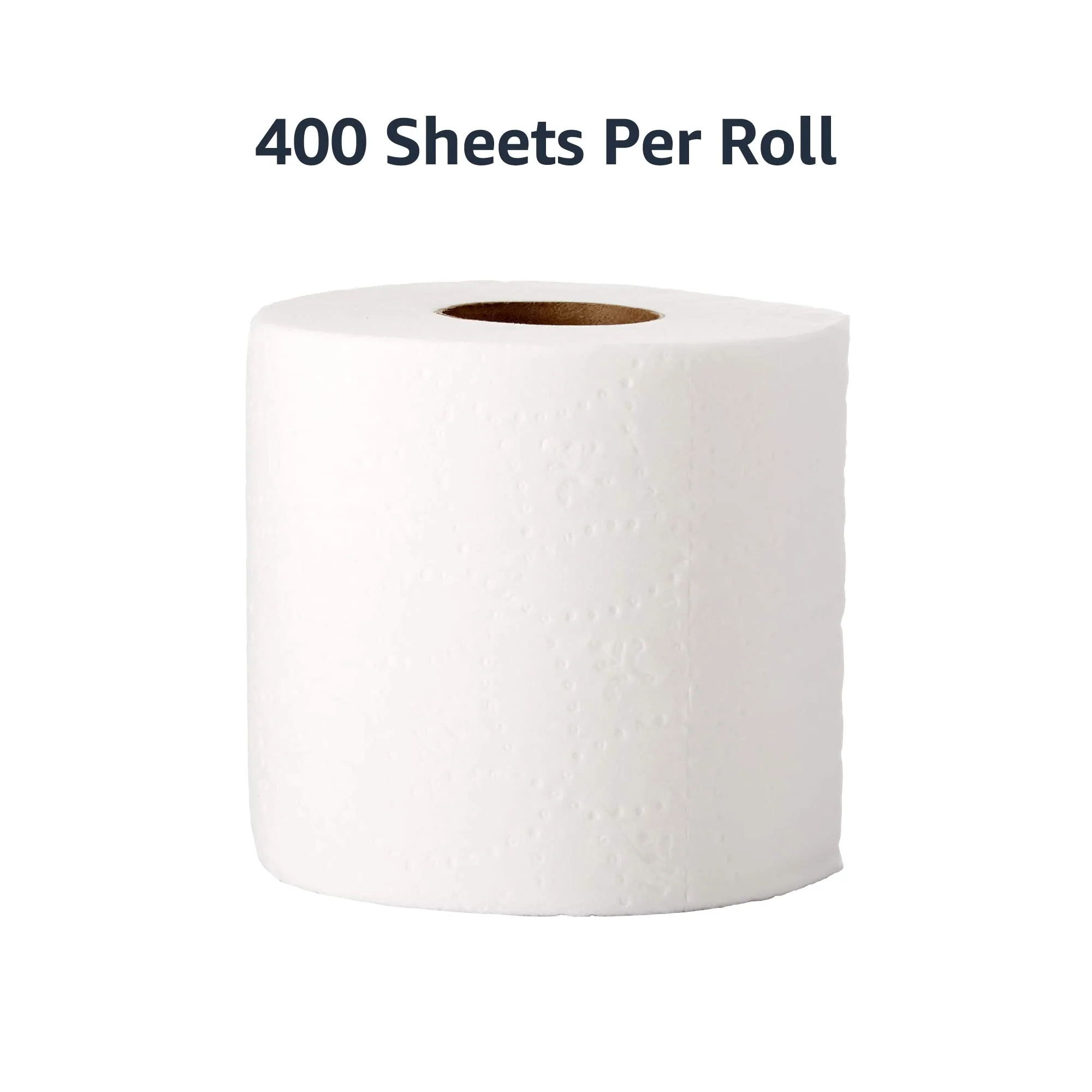 AmazonCommercial 2-Ply Ultra Plus Toilet Paper, Bath Tissue, Soft and Strong, Septic Safe, Unscented, 400 Sheets per Roll, 80 Individually Wrapped Rolls for Business Use - Image 8